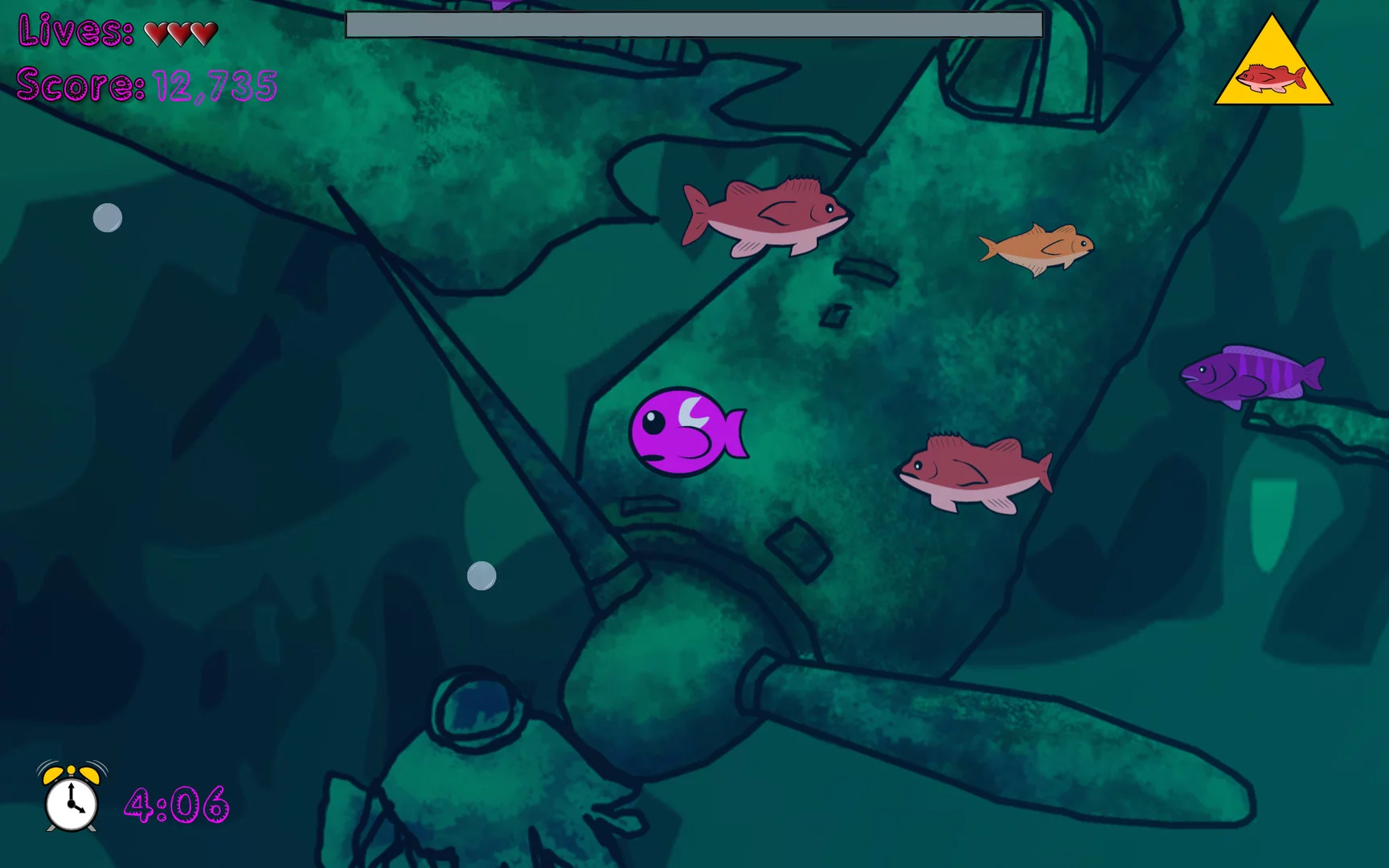Изображение игры: Noms the Fish