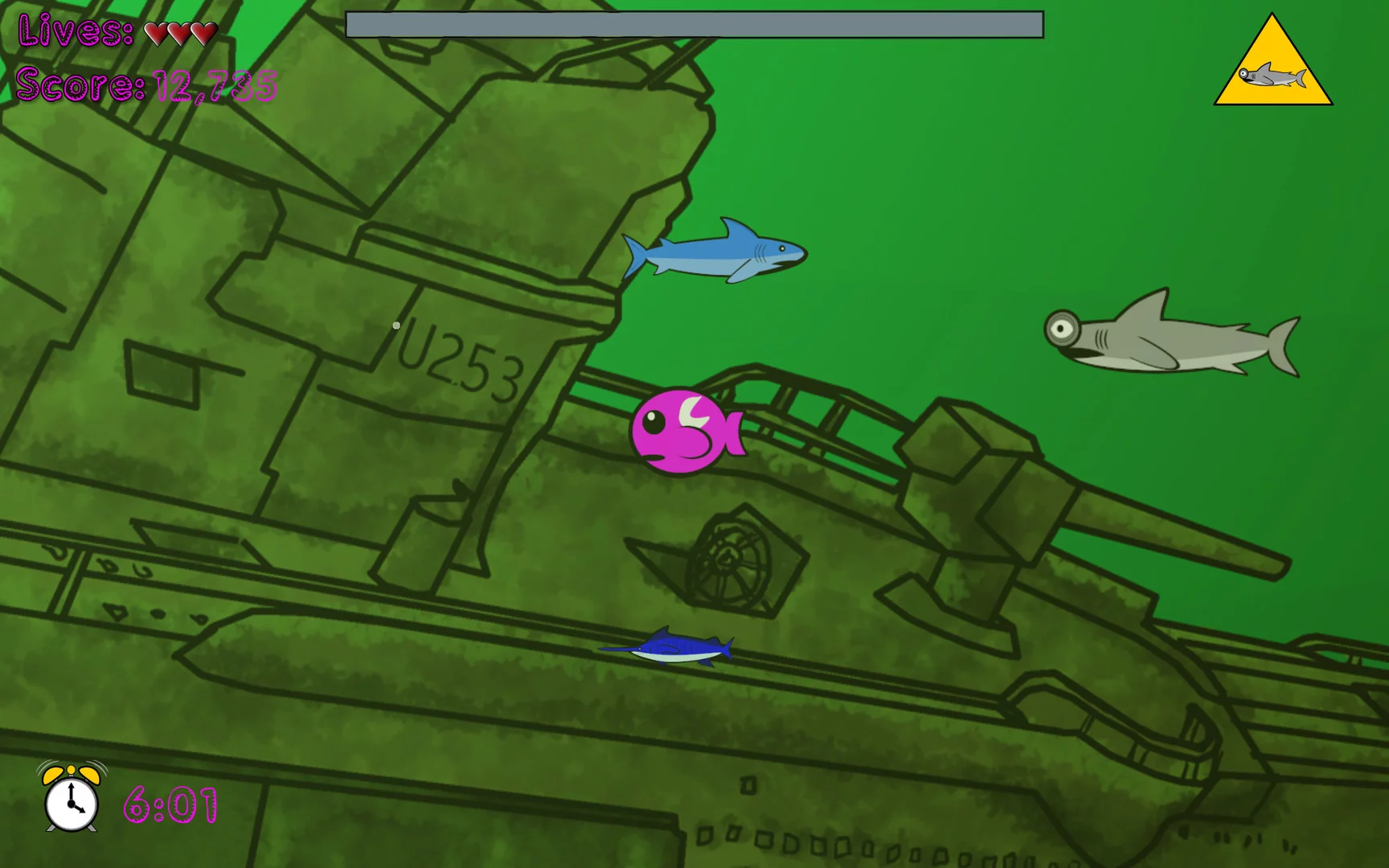 Изображение игры: Noms the Fish