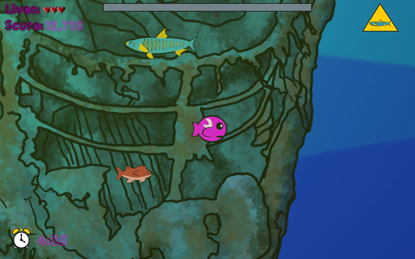Изображение игры: Noms the Fish