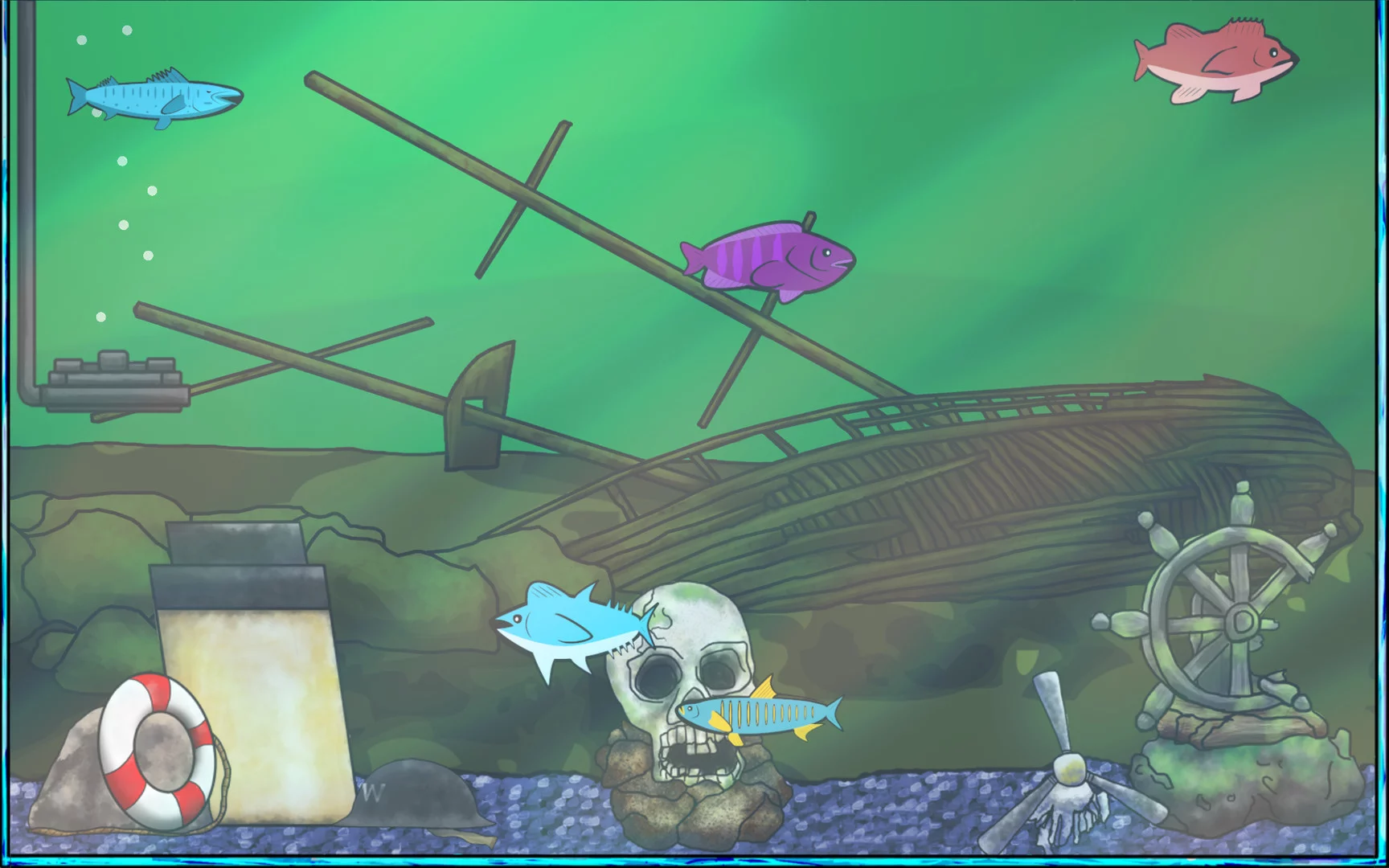 Изображение игры: Noms the Fish