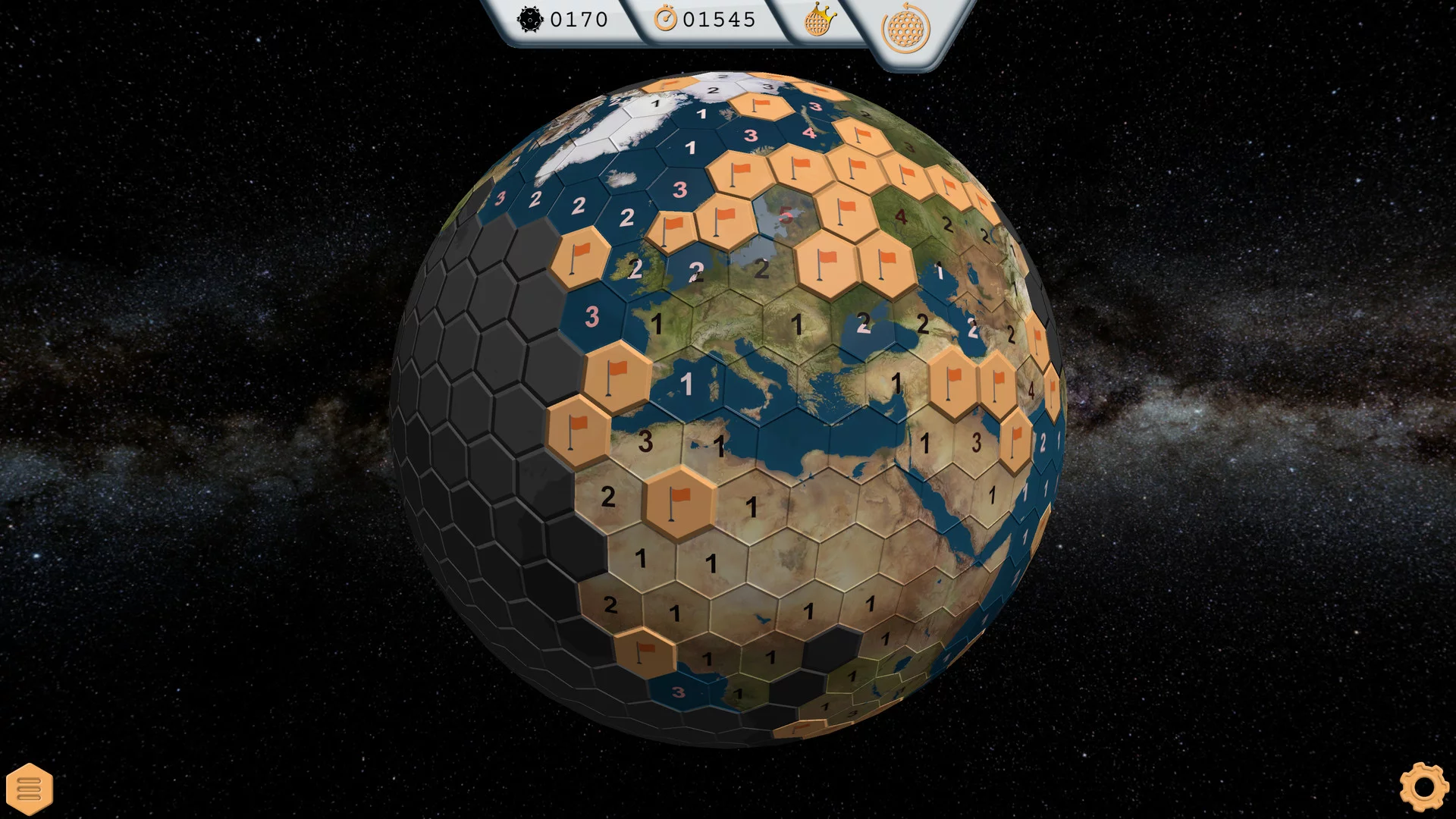 Изображение игры: Globesweeper