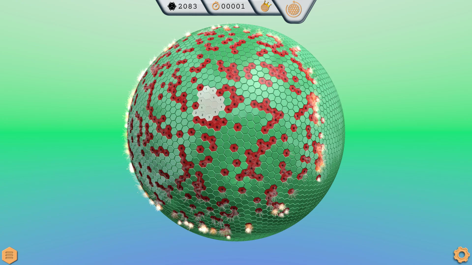 Изображение игры: Globesweeper