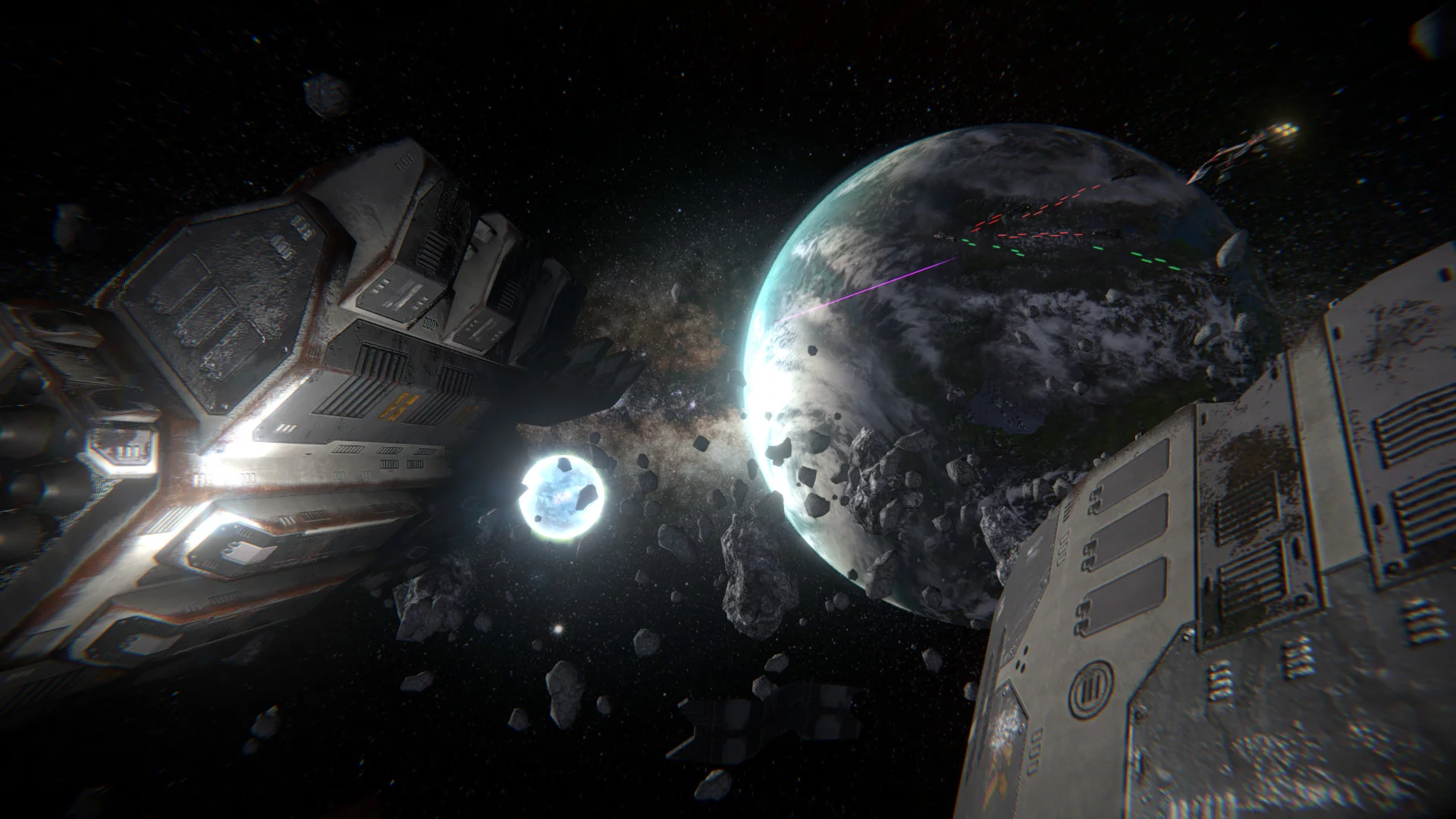 Изображение игры: Space Battle VR