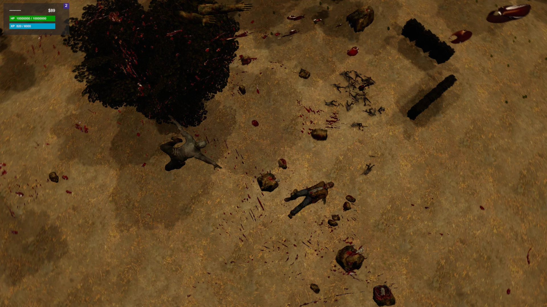 Изображение игры: Gratuitous Zombie Cannon