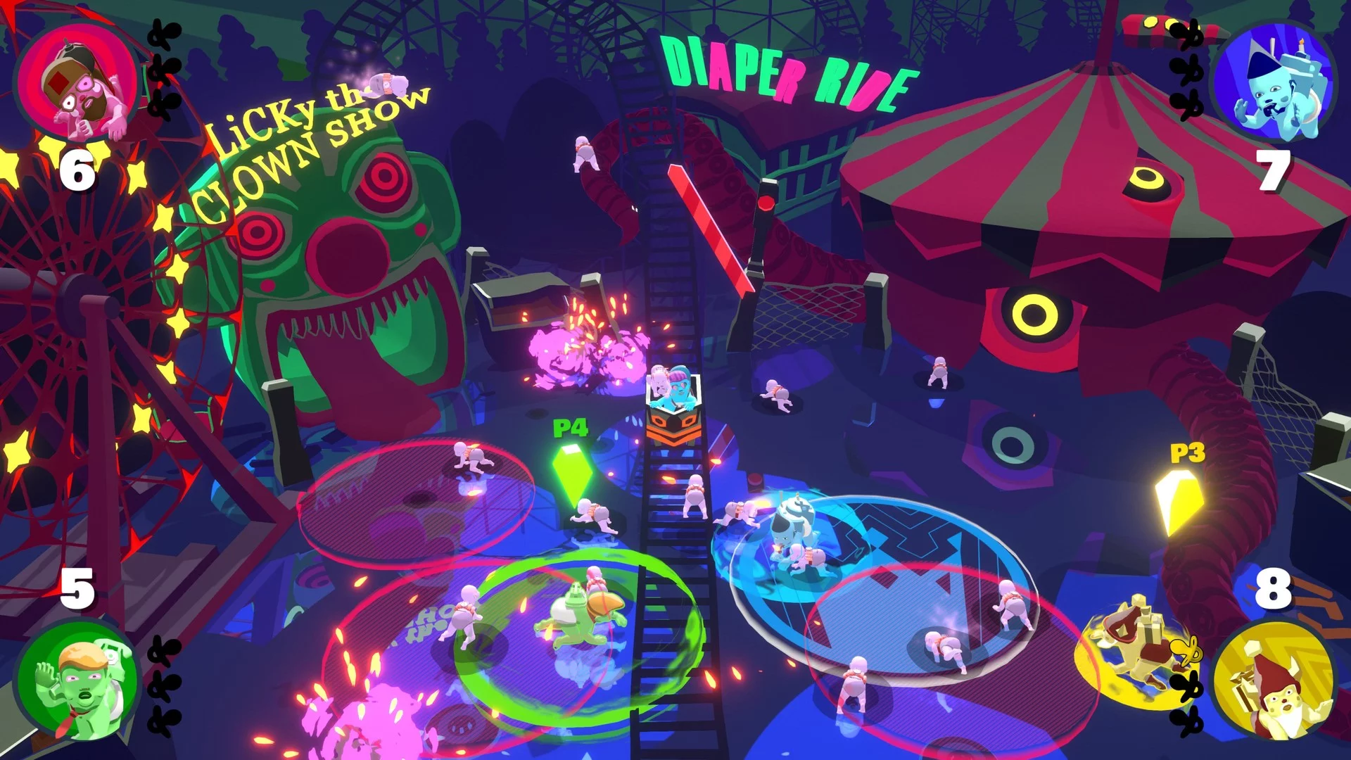 Изображение игры: Exploding Babies