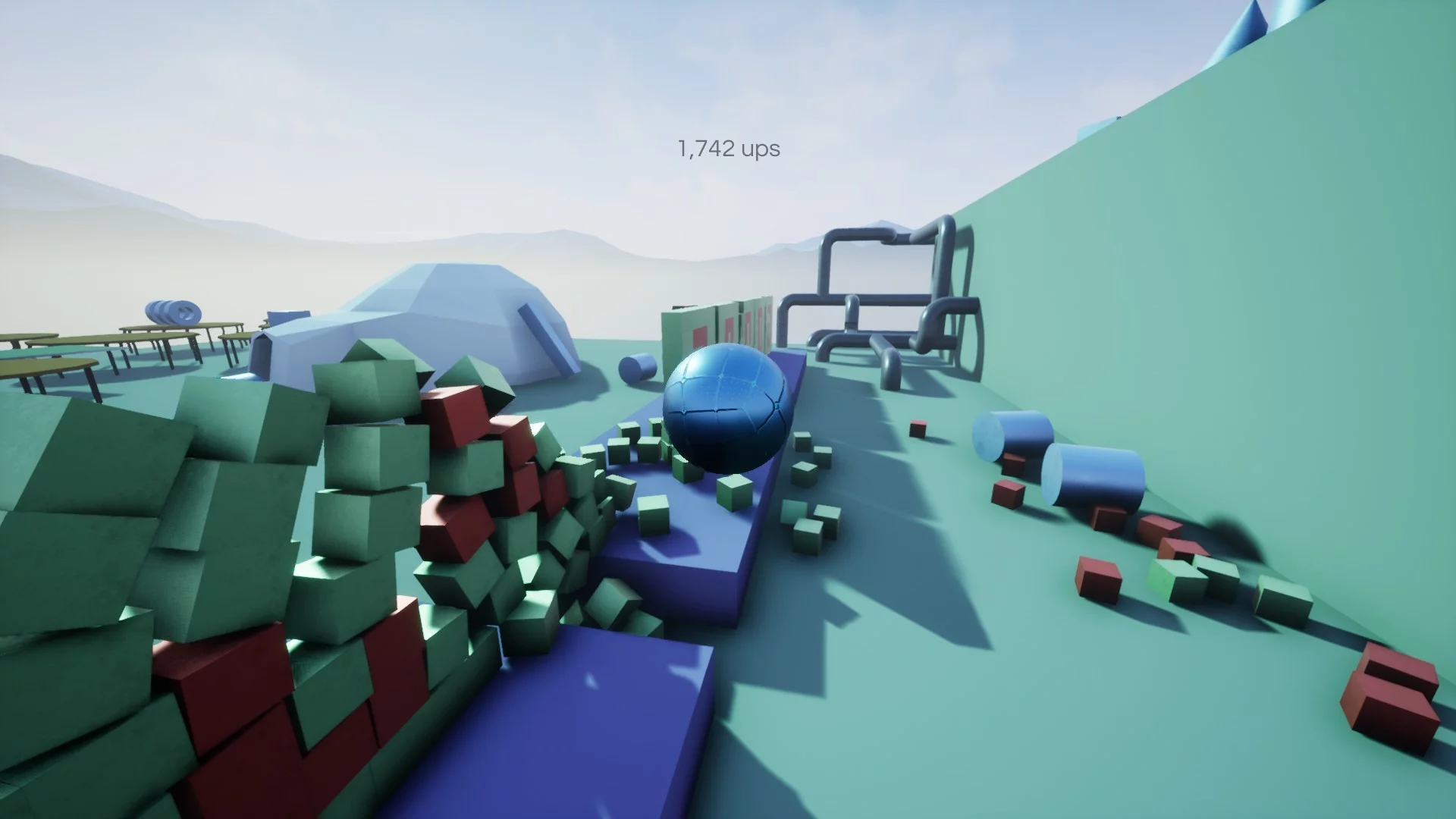 Изображение игры: 87 Aftermath: A Rolling Ball Game