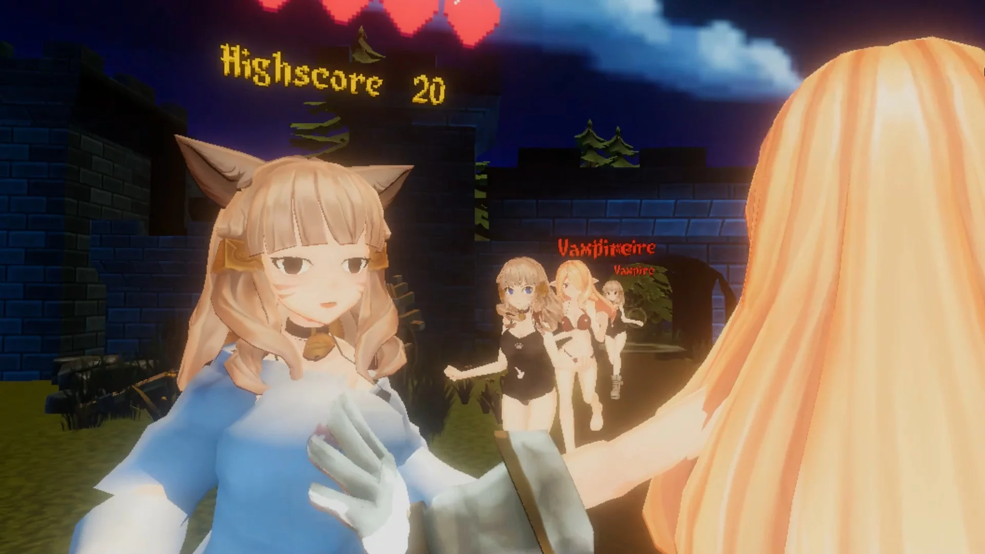 Изображение игры: Anime Vampire Slayer