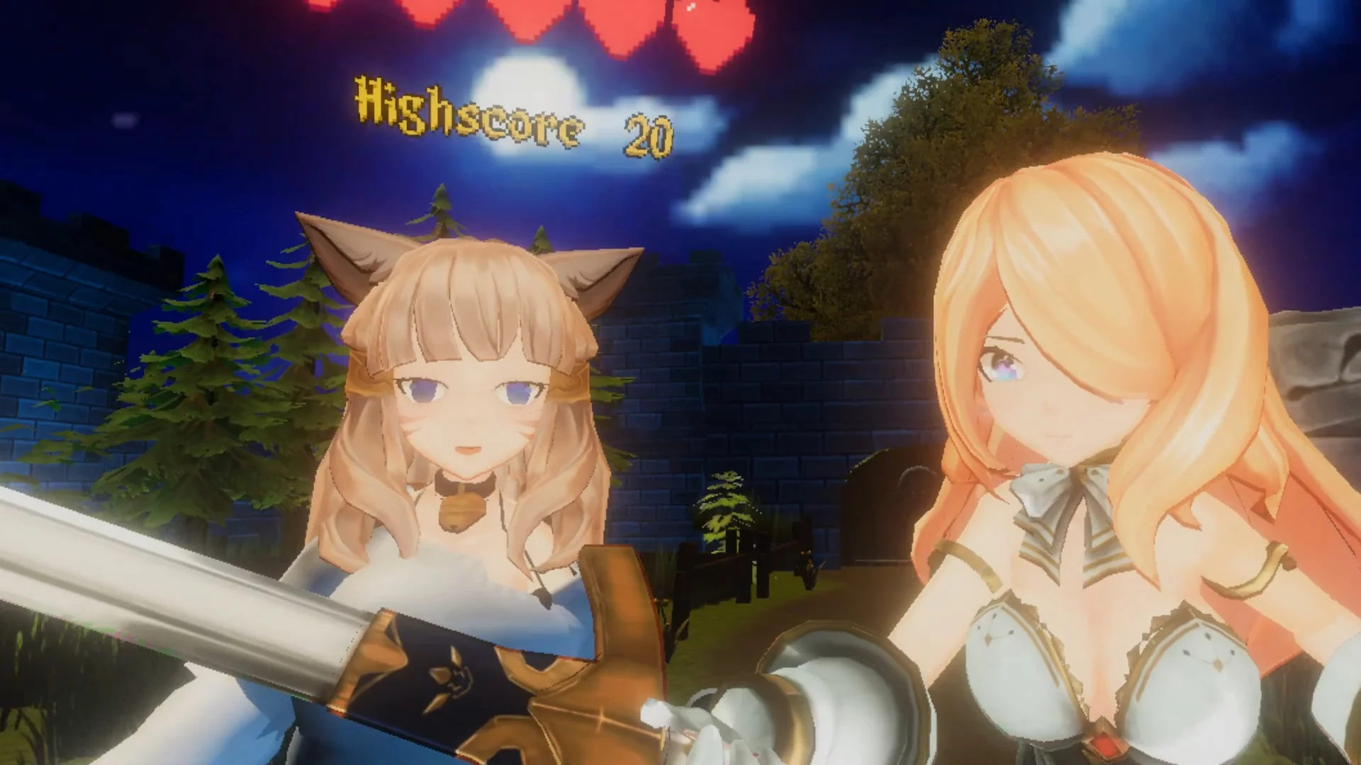 Изображение игры: Anime Vampire Slayer