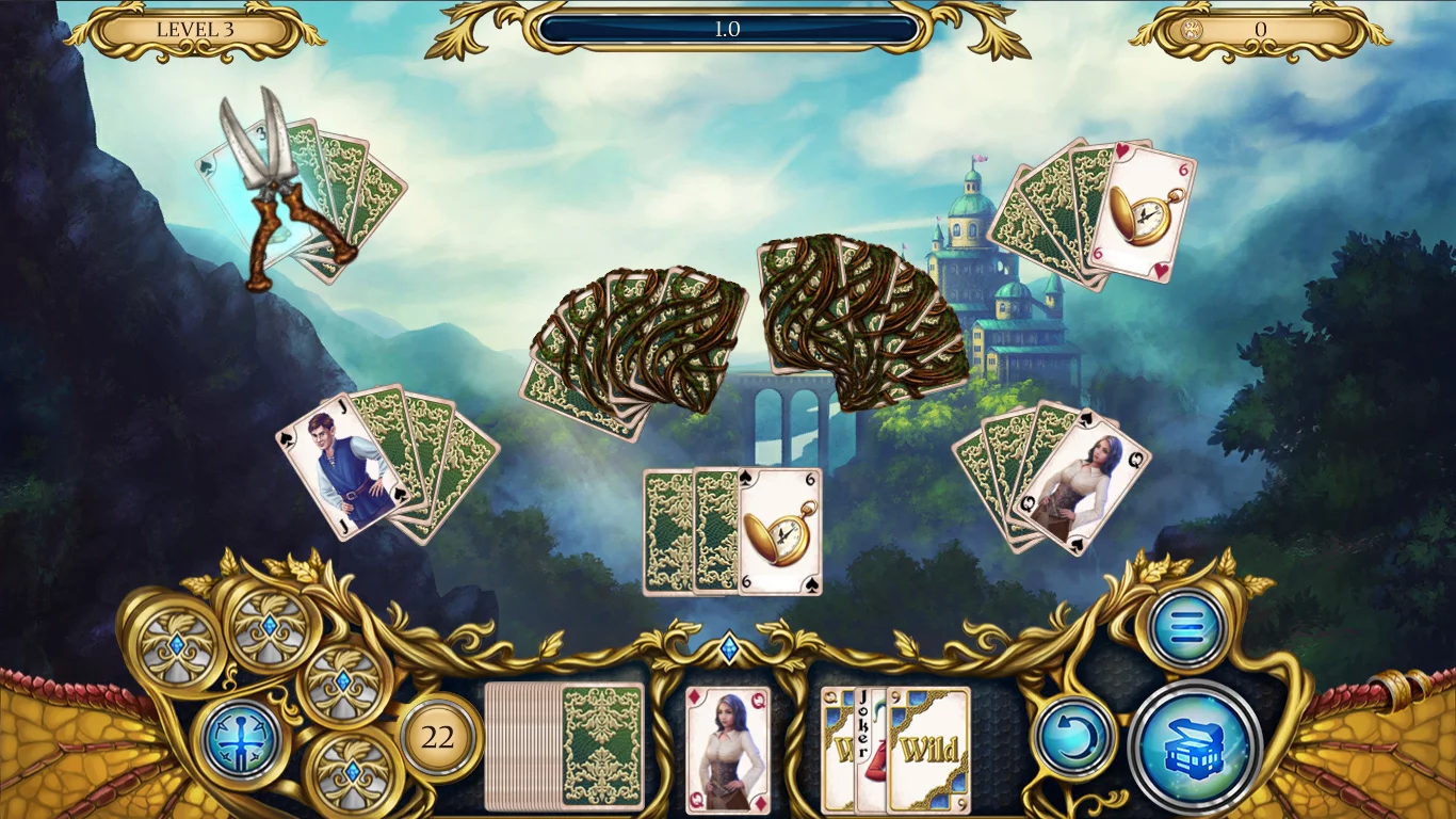 Изображение игры: Solitaire. Dragon Light