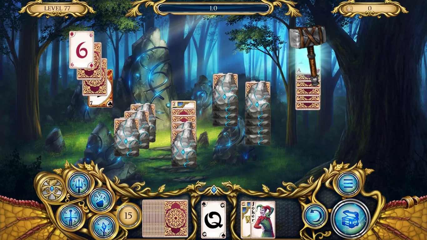 Изображение игры: Solitaire. Dragon Light