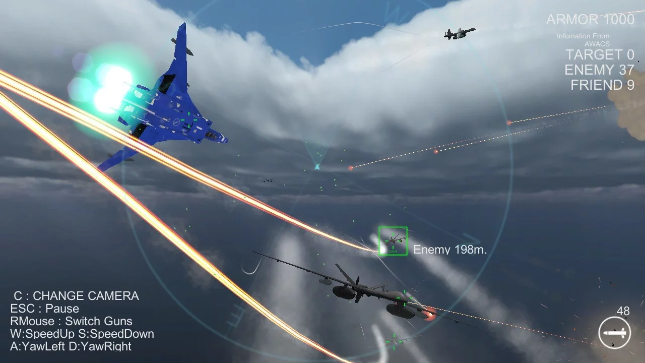 Изображение игры: Air Combat XF