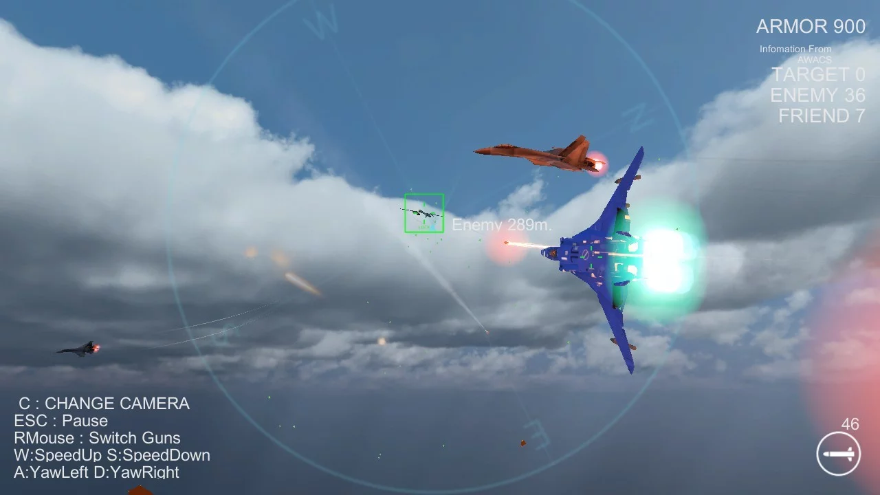 Изображение игры: Air Combat XF