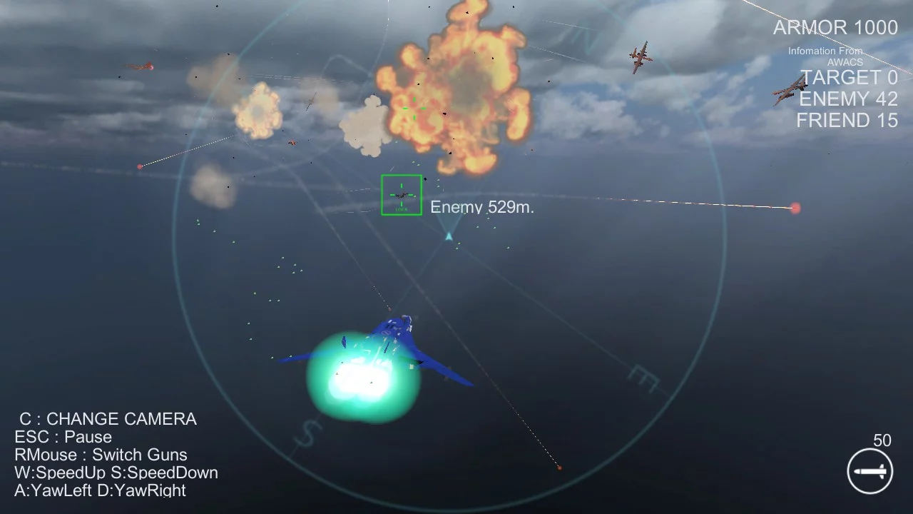 Изображение игры: Air Combat XF