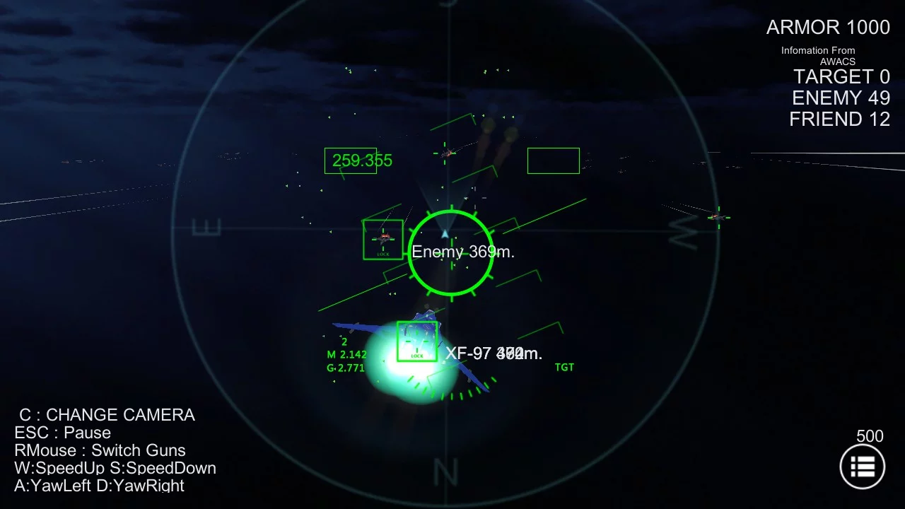 Изображение игры: Air Combat XF