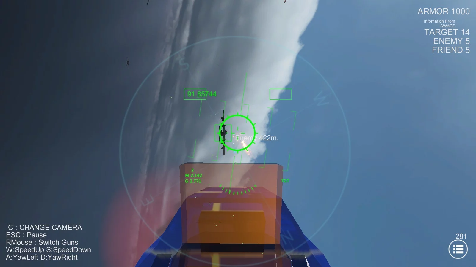 Изображение игры: Air Combat XF