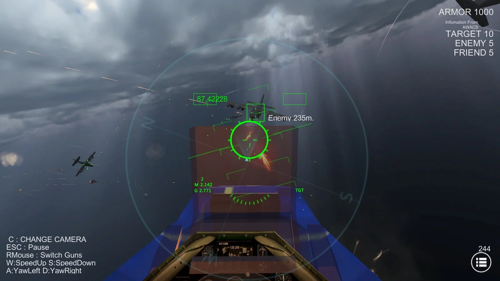 Изображение игры: Air Combat XF