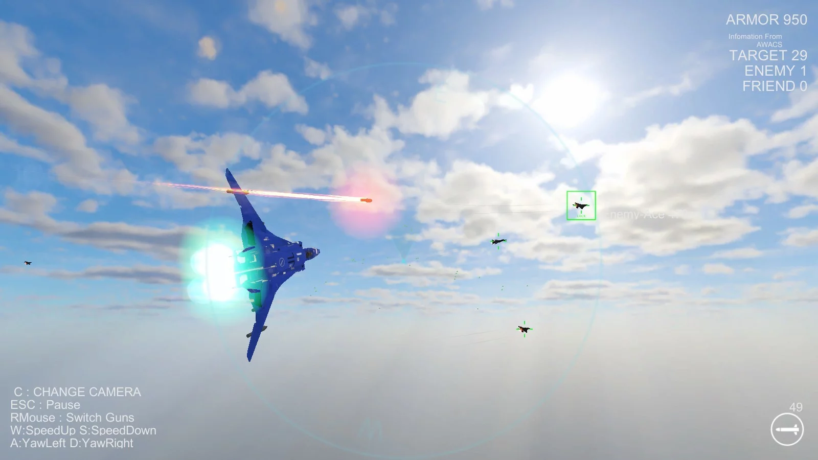 Изображение игры: Air Combat XF