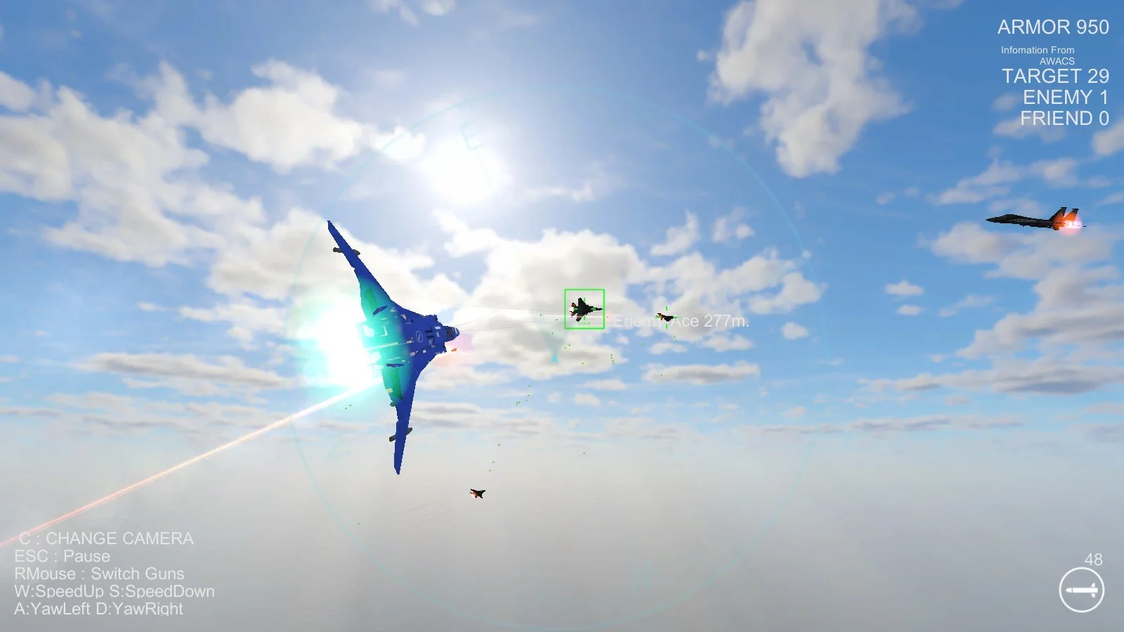 Изображение игры: Air Combat XF
