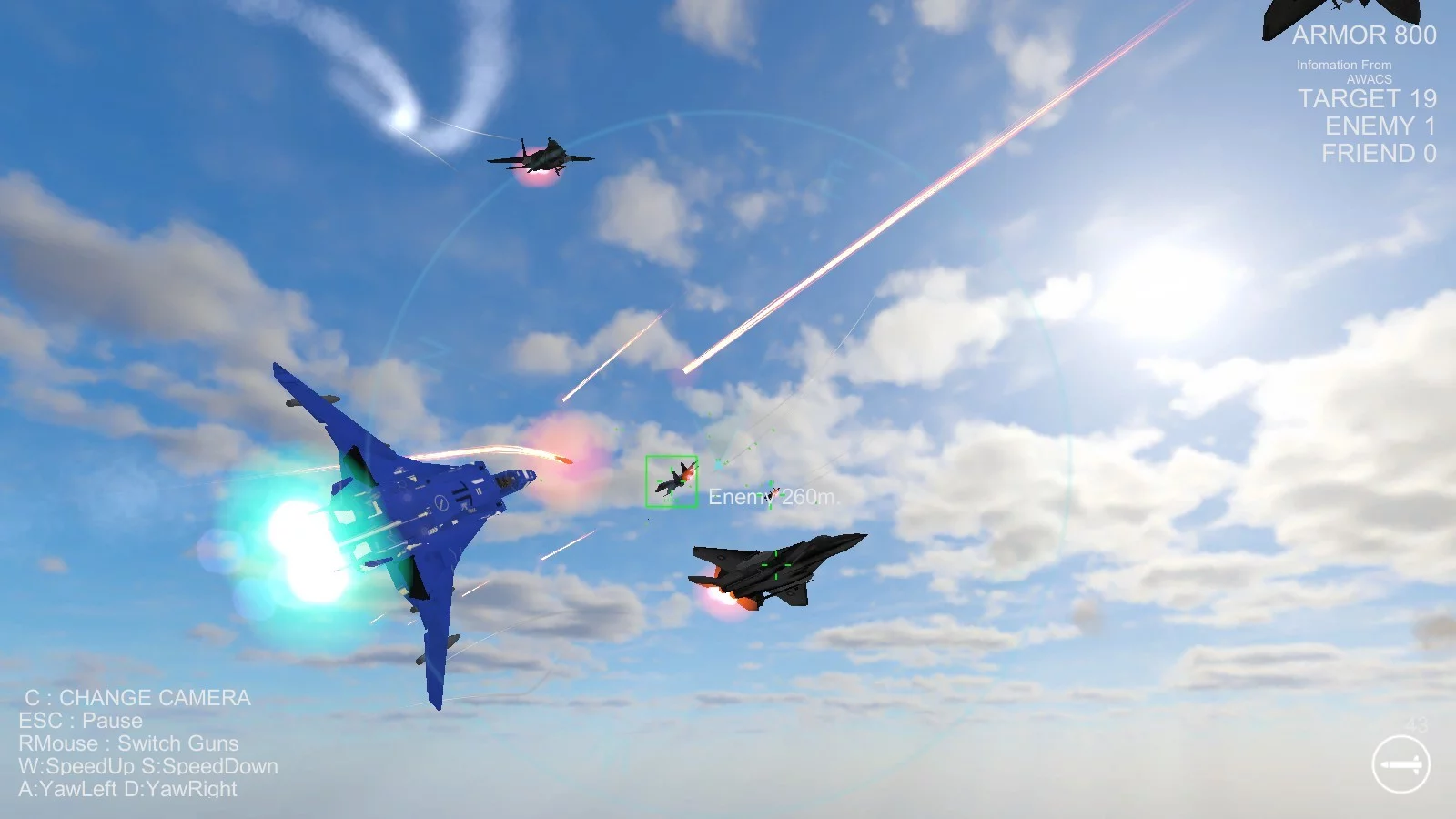 Изображение игры: Air Combat XF