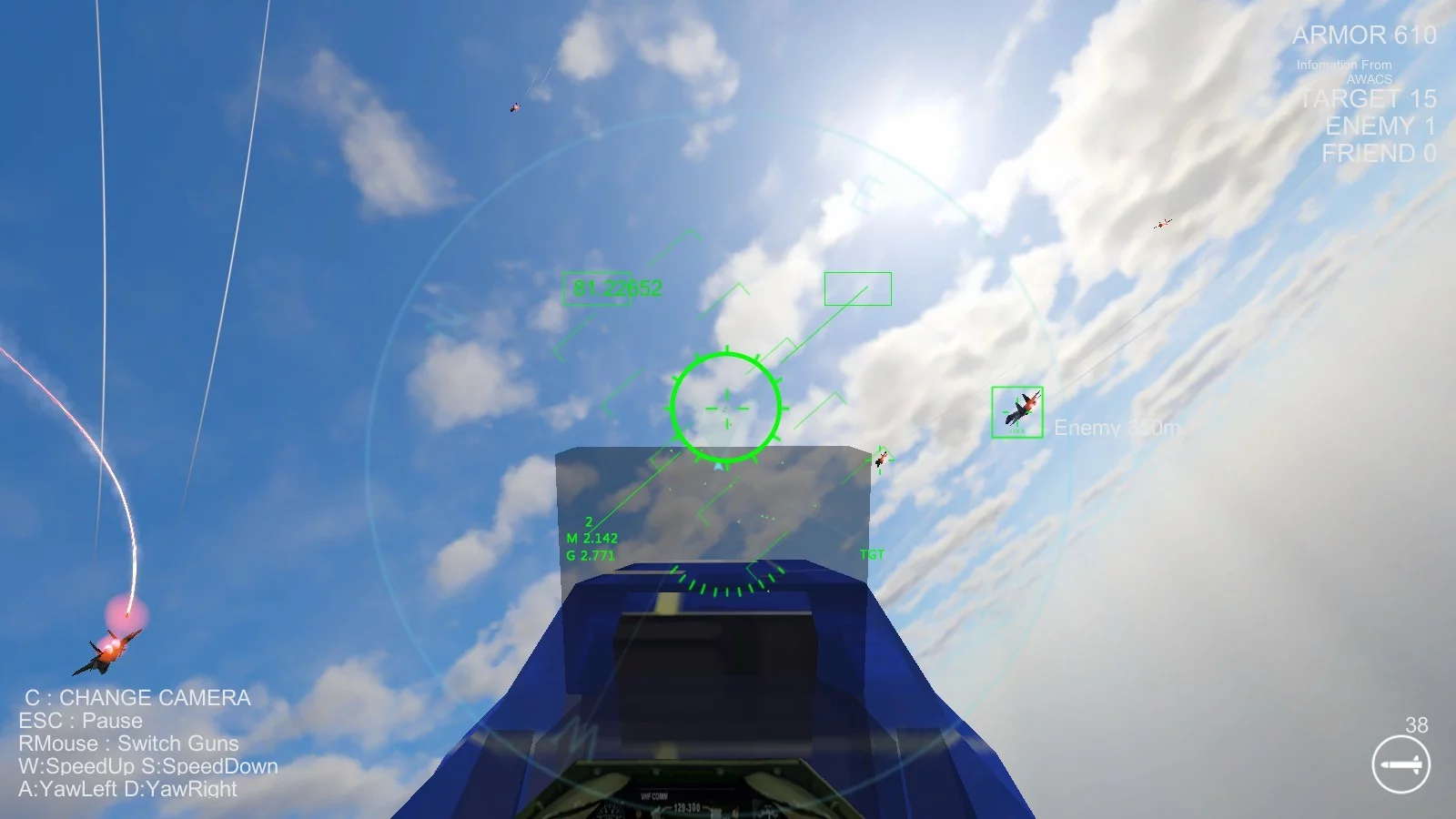 Изображение игры: Air Combat XF