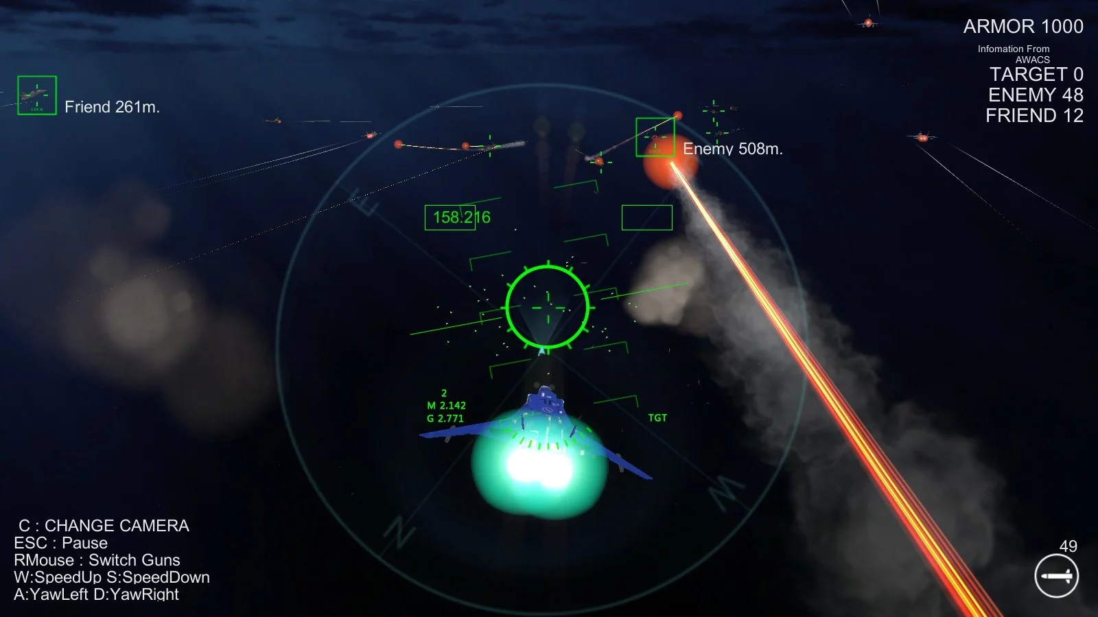 Изображение игры: Air Combat XF