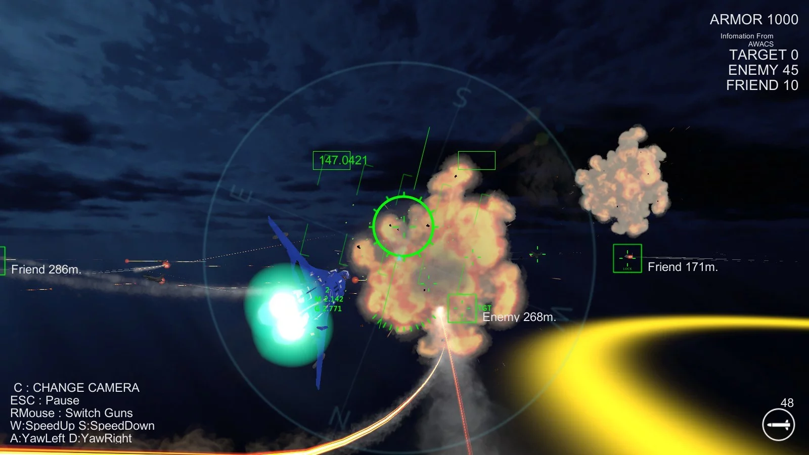 Изображение игры: Air Combat XF