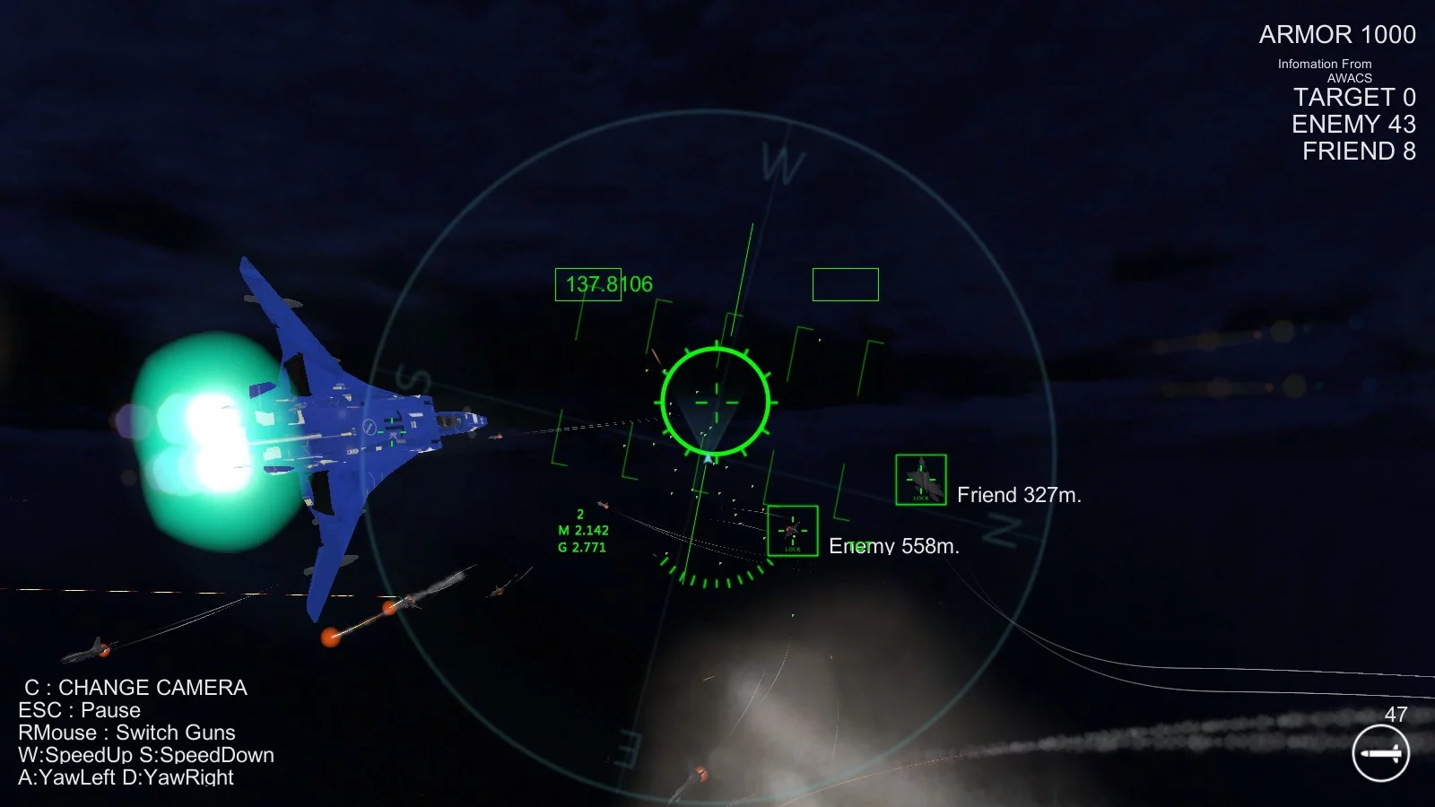 Изображение игры: Air Combat XF