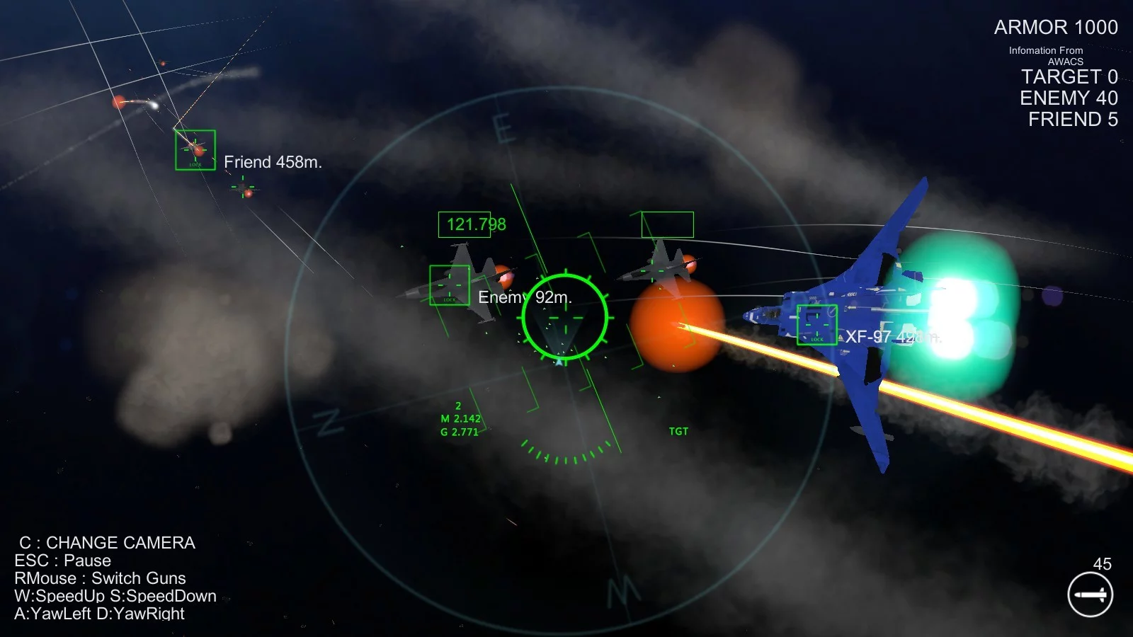 Изображение игры: Air Combat XF