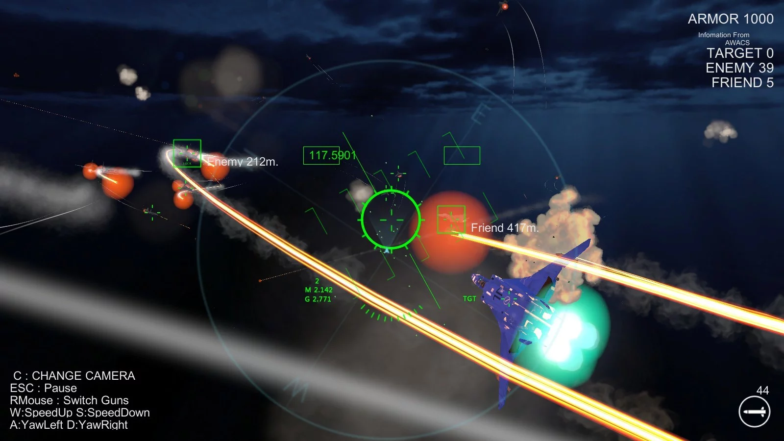 Изображение игры: Air Combat XF