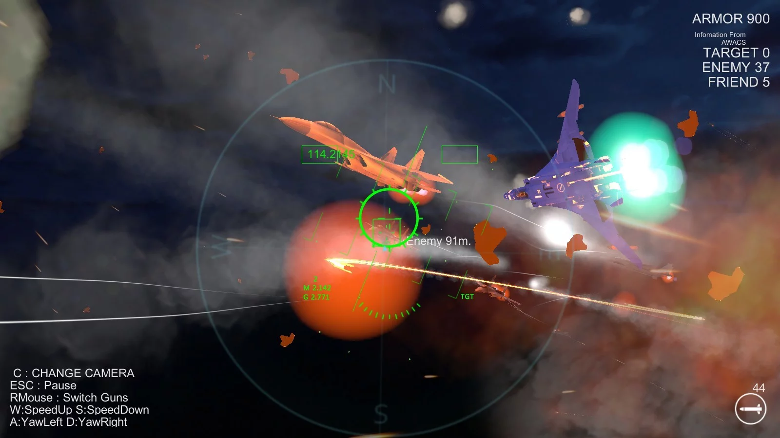 Изображение игры: Air Combat XF