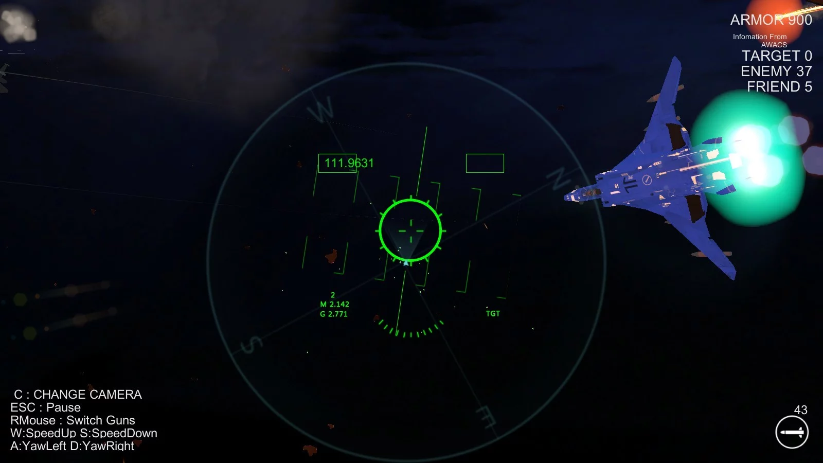 Изображение игры: Air Combat XF