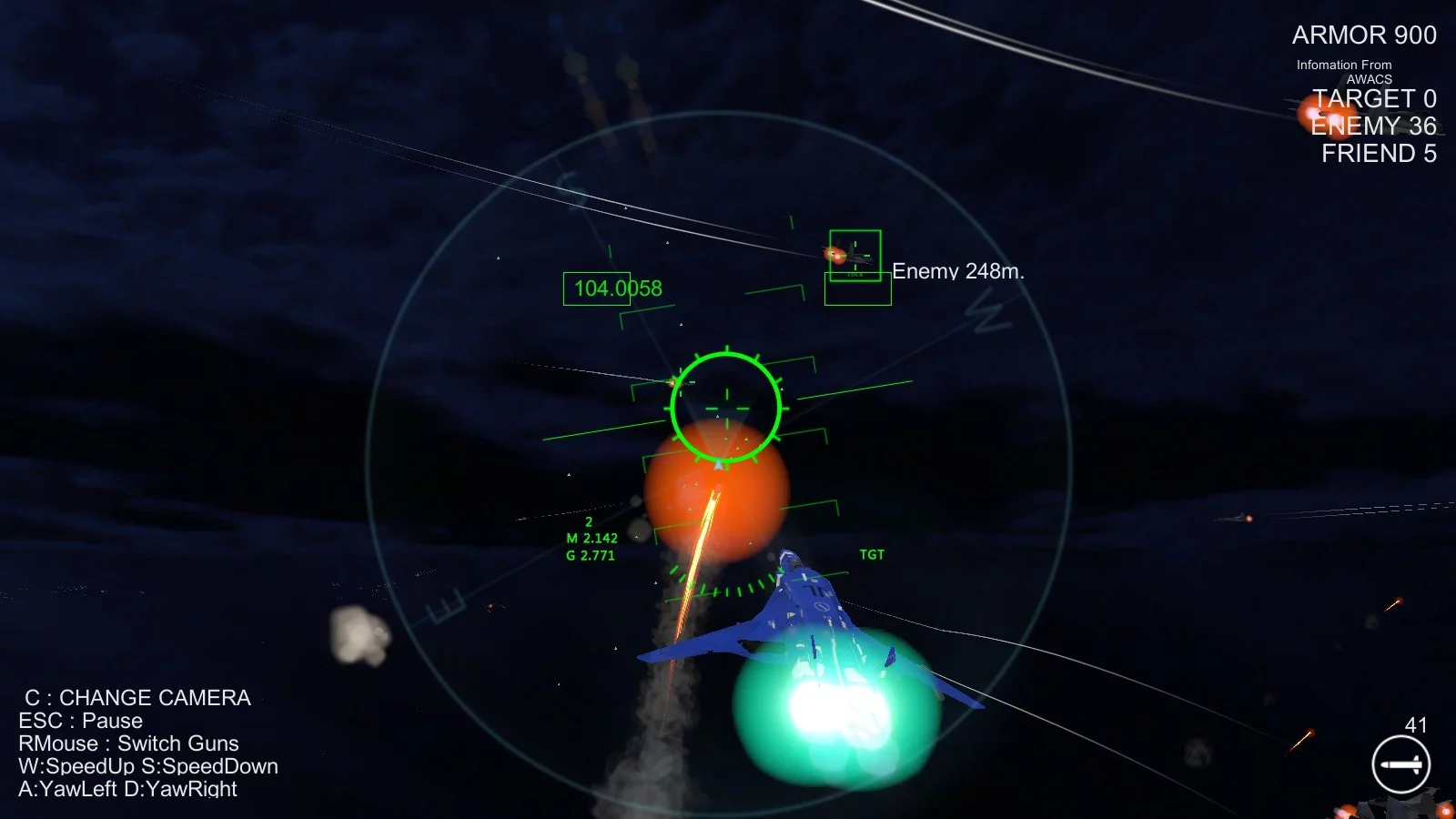 Изображение игры: Air Combat XF