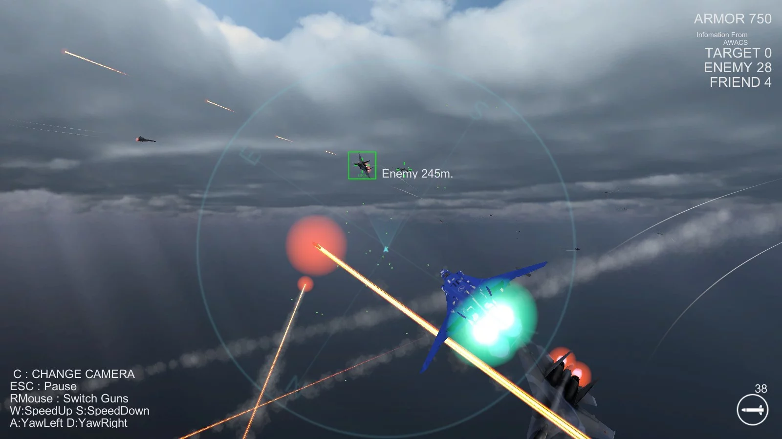 Изображение игры: Air Combat XF