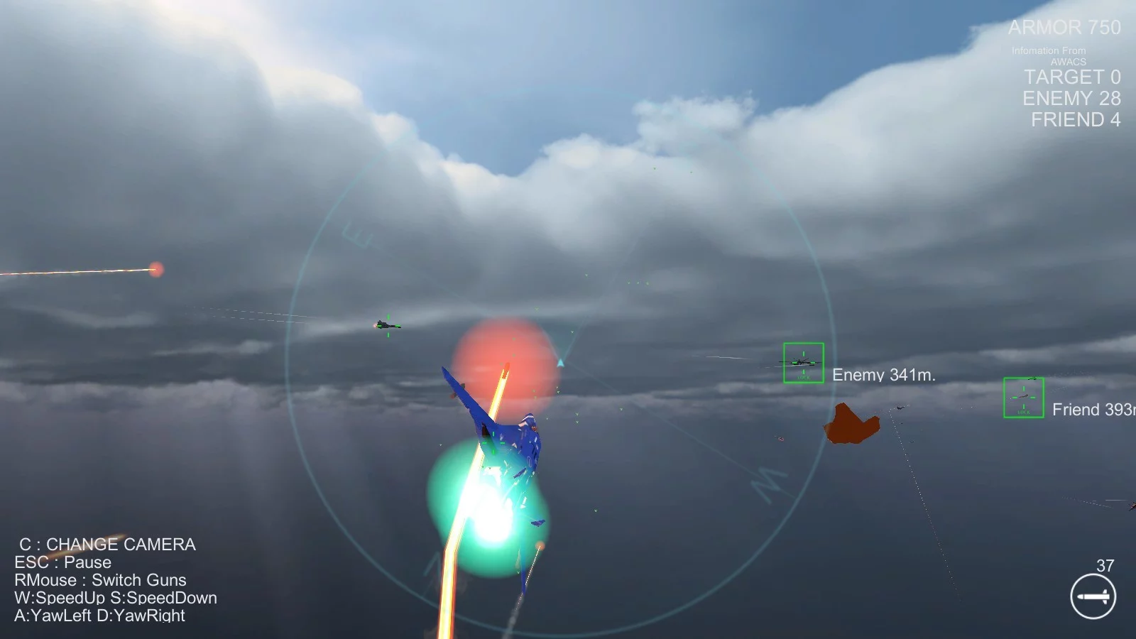 Изображение игры: Air Combat XF