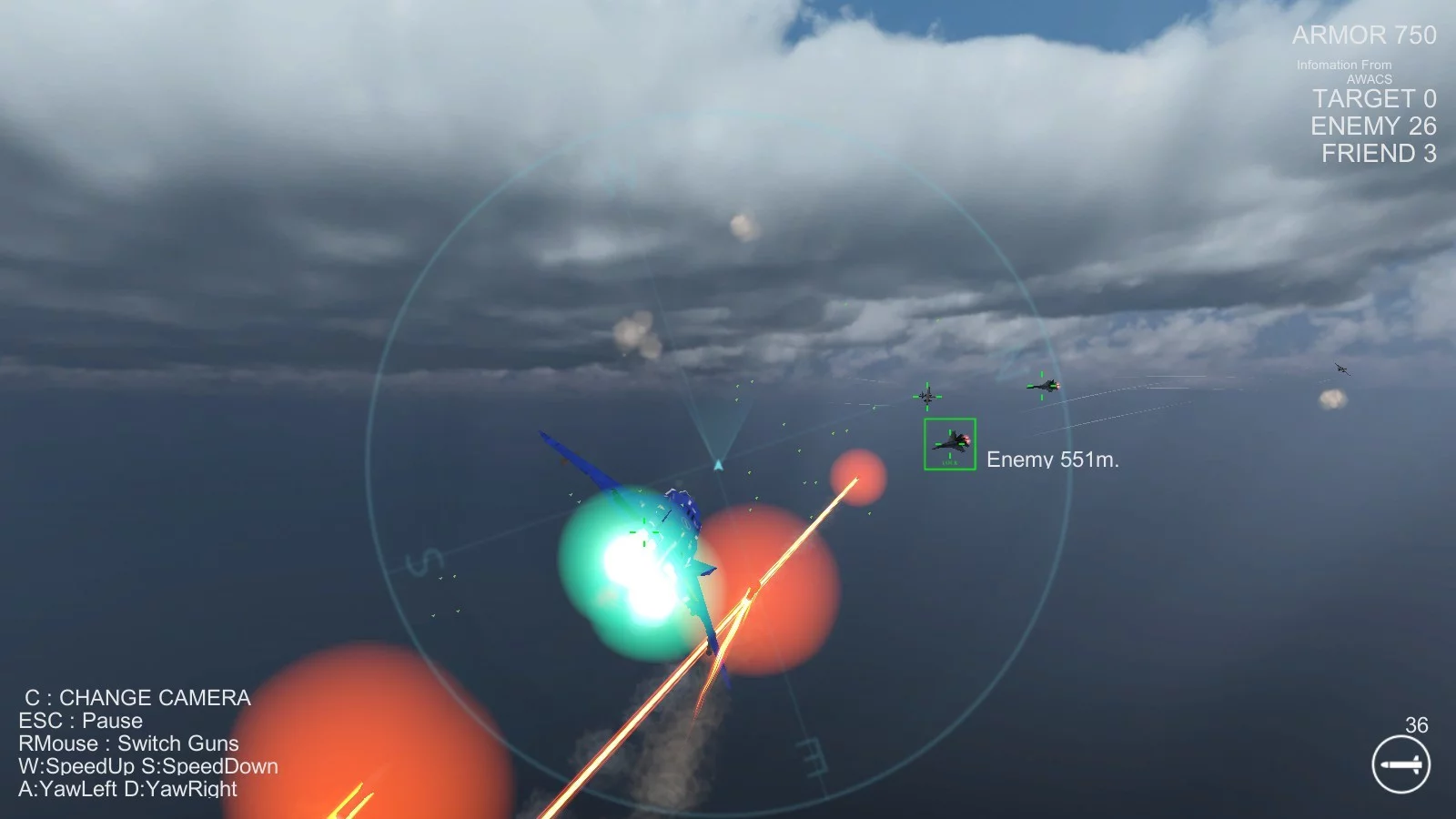 Изображение игры: Air Combat XF