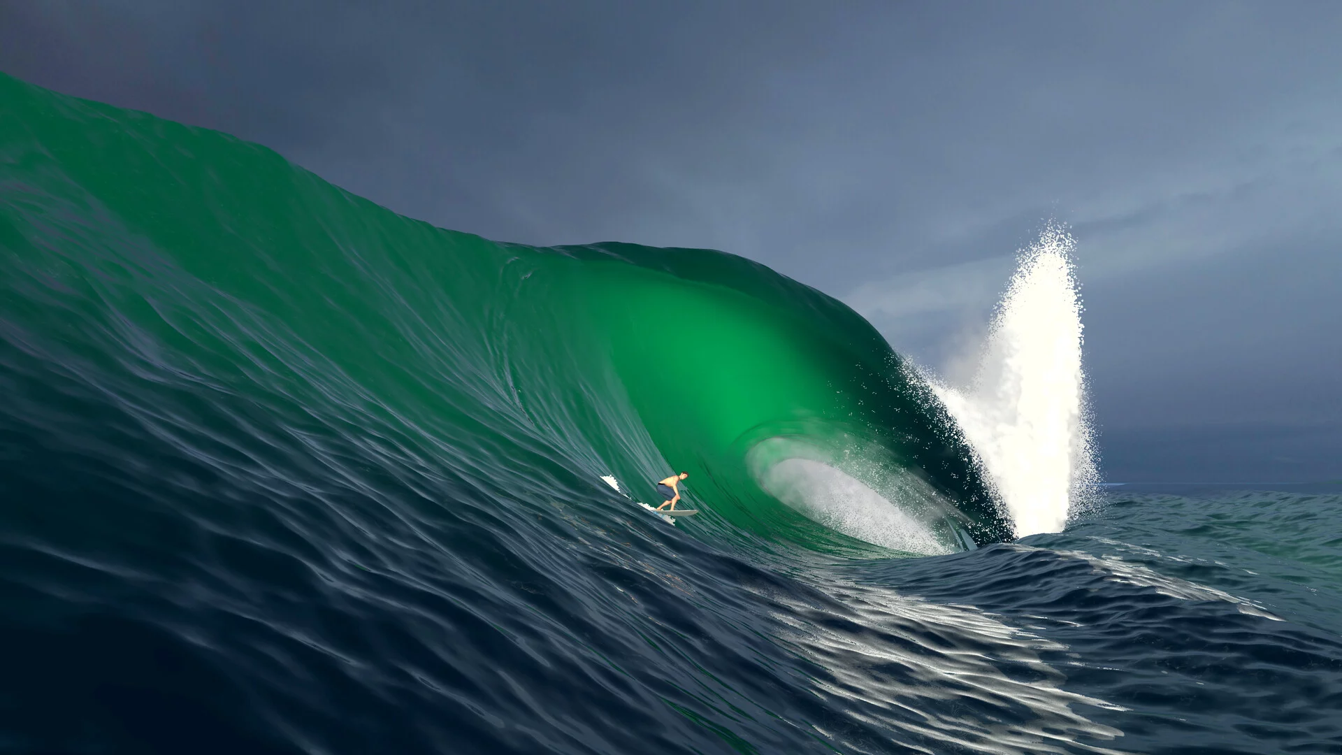 Изображение игры: Virtual Surfing