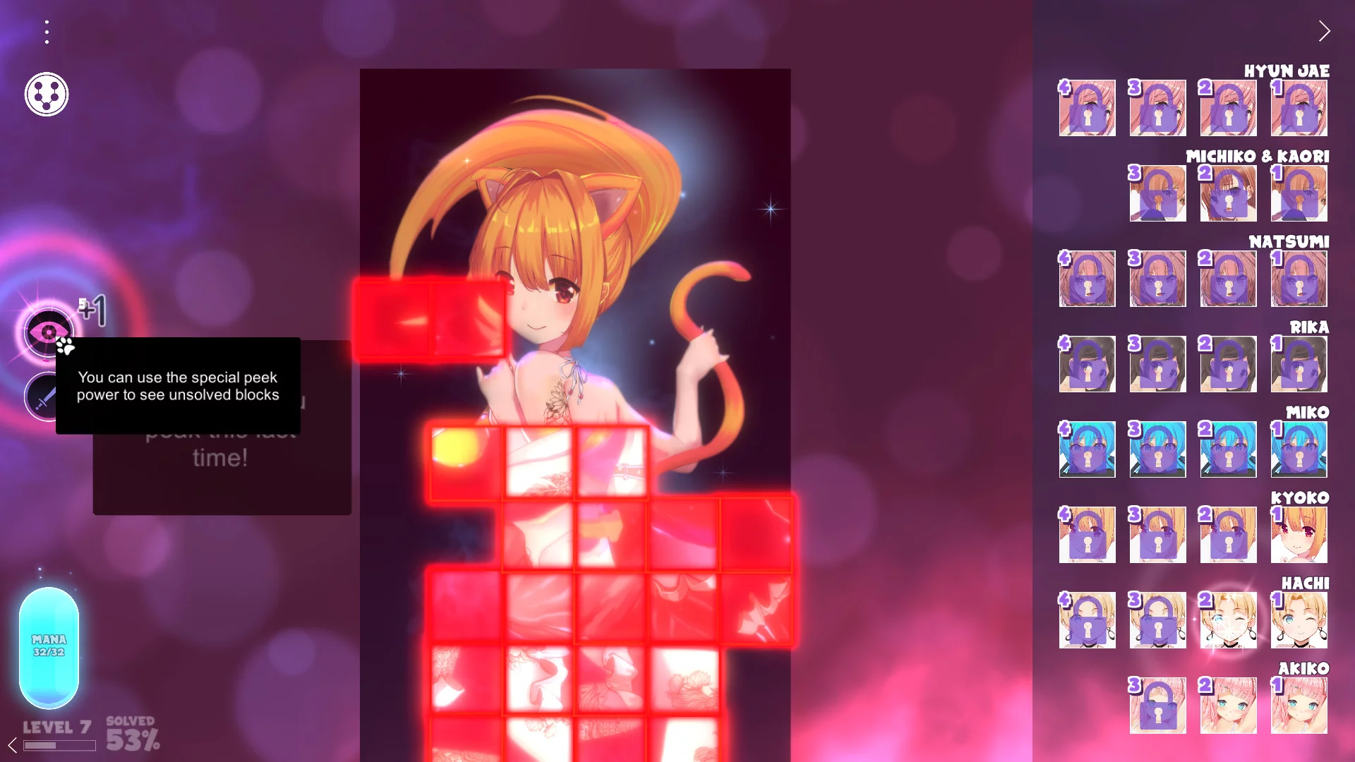 Изображение игры: Hentai Mosaique Puzzle