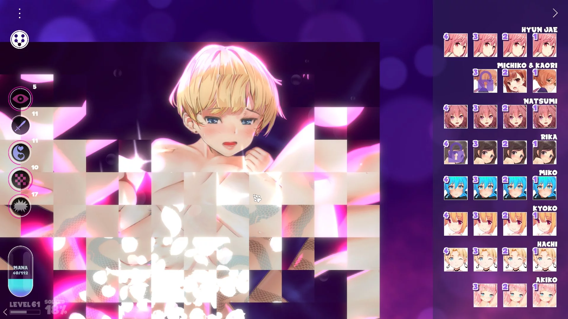 Изображение игры: Hentai Mosaique Puzzle