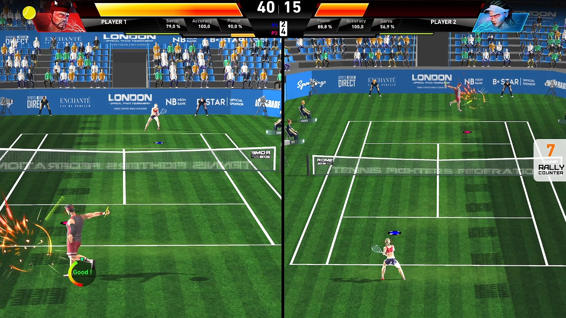 Изображение игры: Tennis Fighters