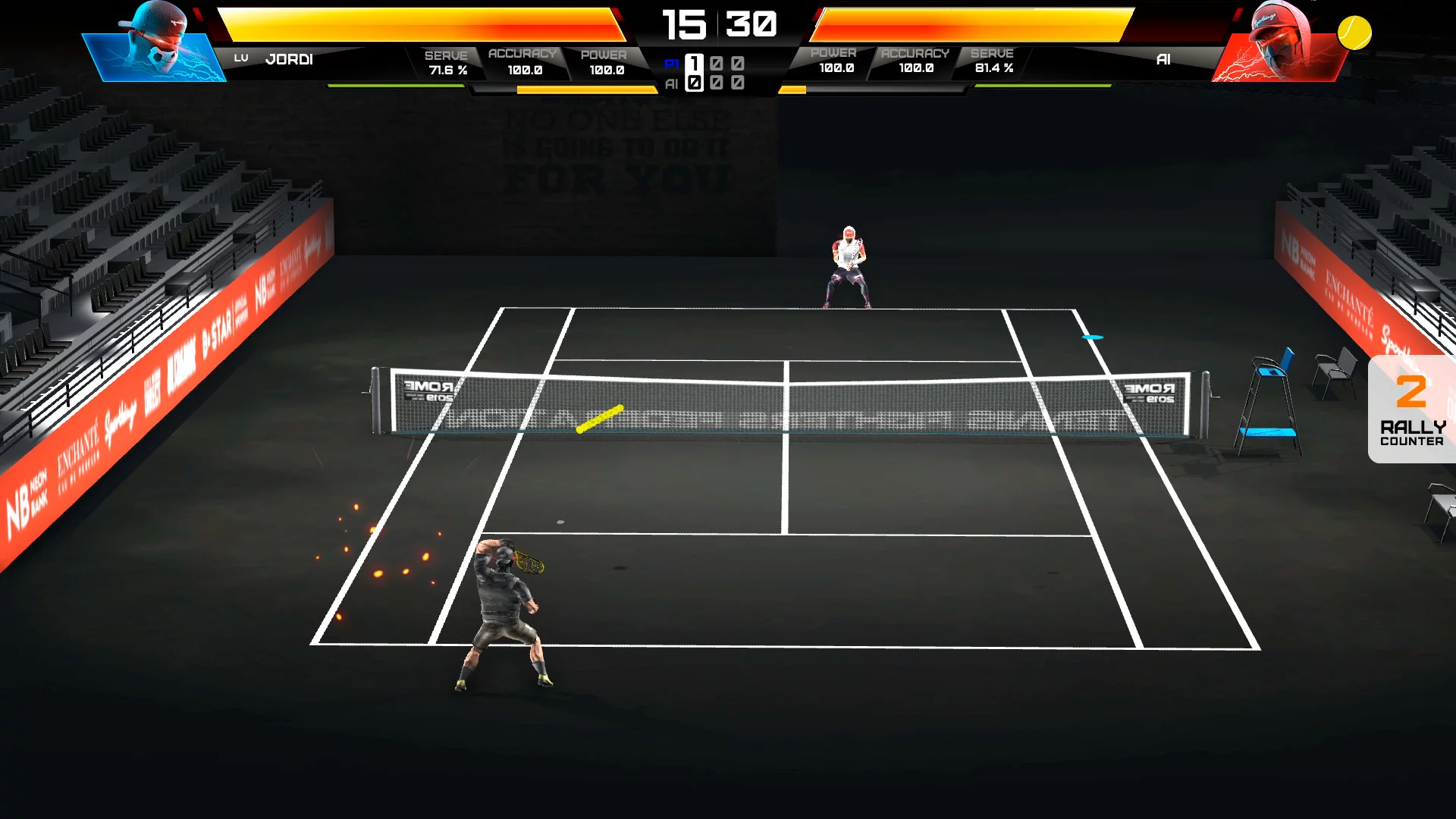 Изображение игры: Tennis Fighters