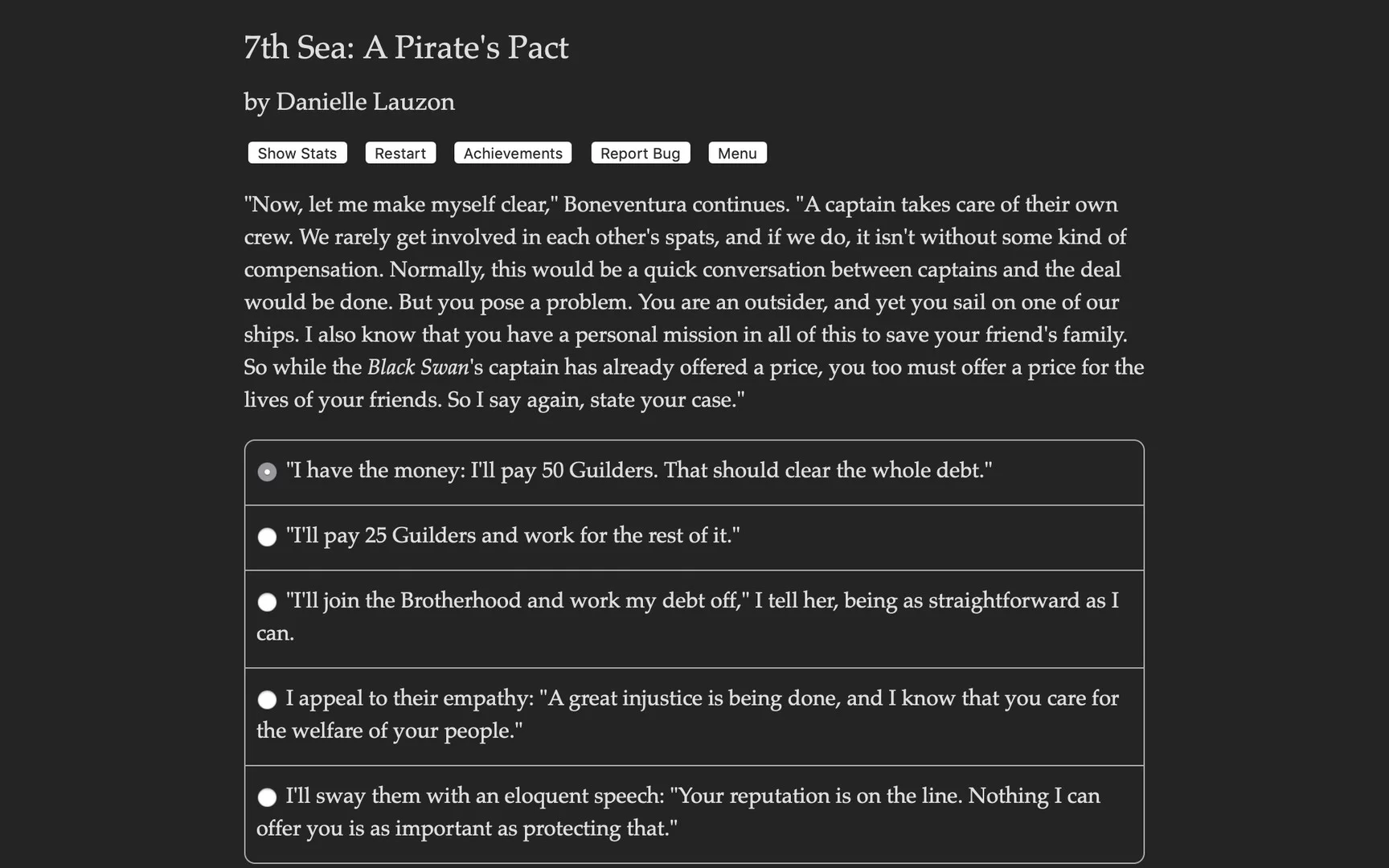 Изображение игры: 7th Sea: A Pirate's Pact