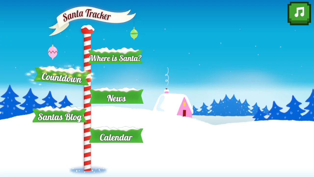 Изображение игры: Santa Tracker