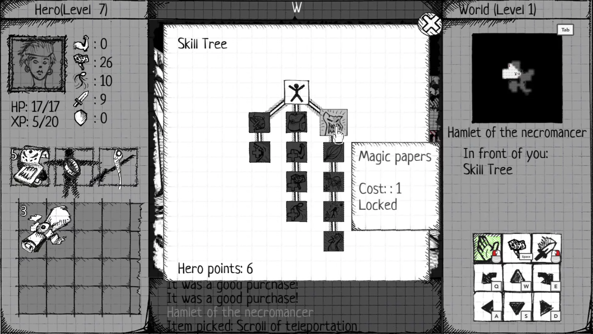 Изображение игры: Drawngeon: Dungeons of Ink and Paper