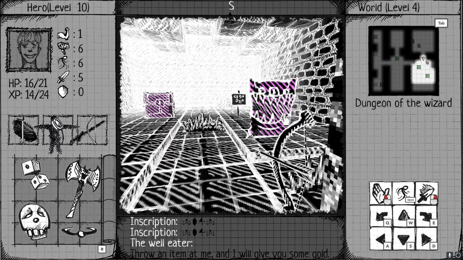 Изображение игры: Drawngeon: Dungeons of Ink and Paper