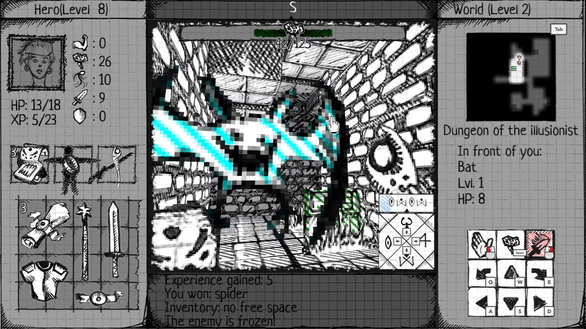 Изображение игры: Drawngeon: Dungeons of Ink and Paper
