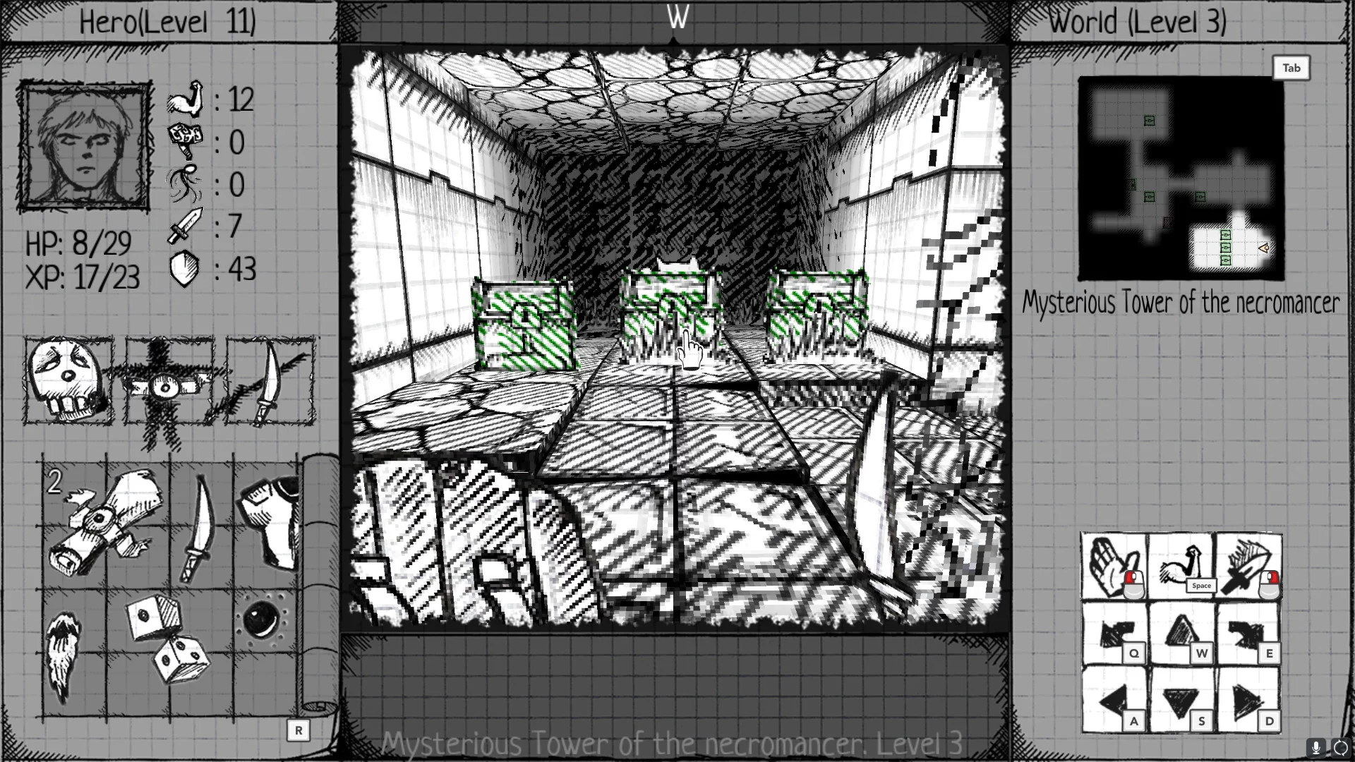 Изображение игры: Drawngeon: Dungeons of Ink and Paper
