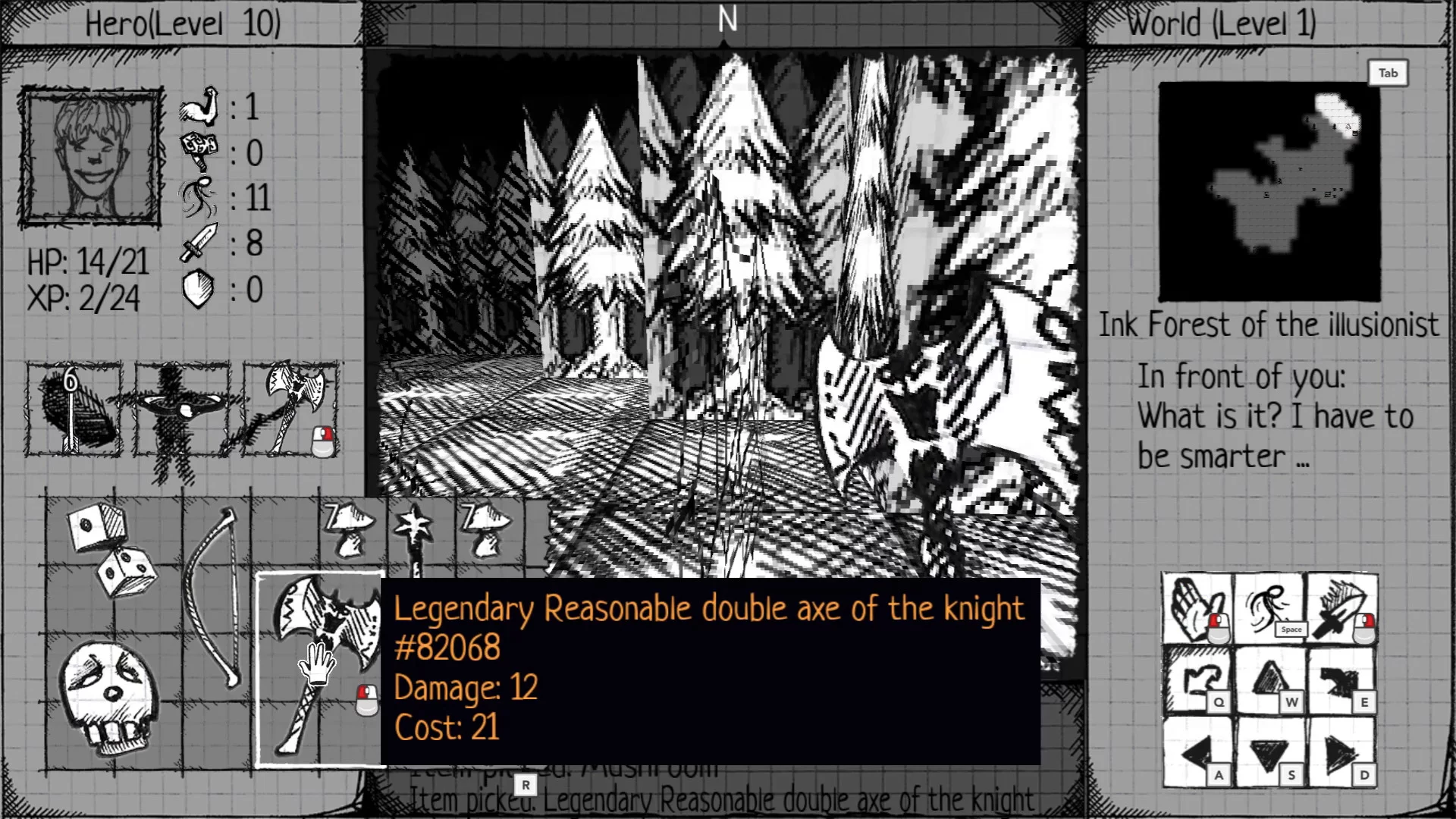 Изображение игры: Drawngeon: Dungeons of Ink and Paper