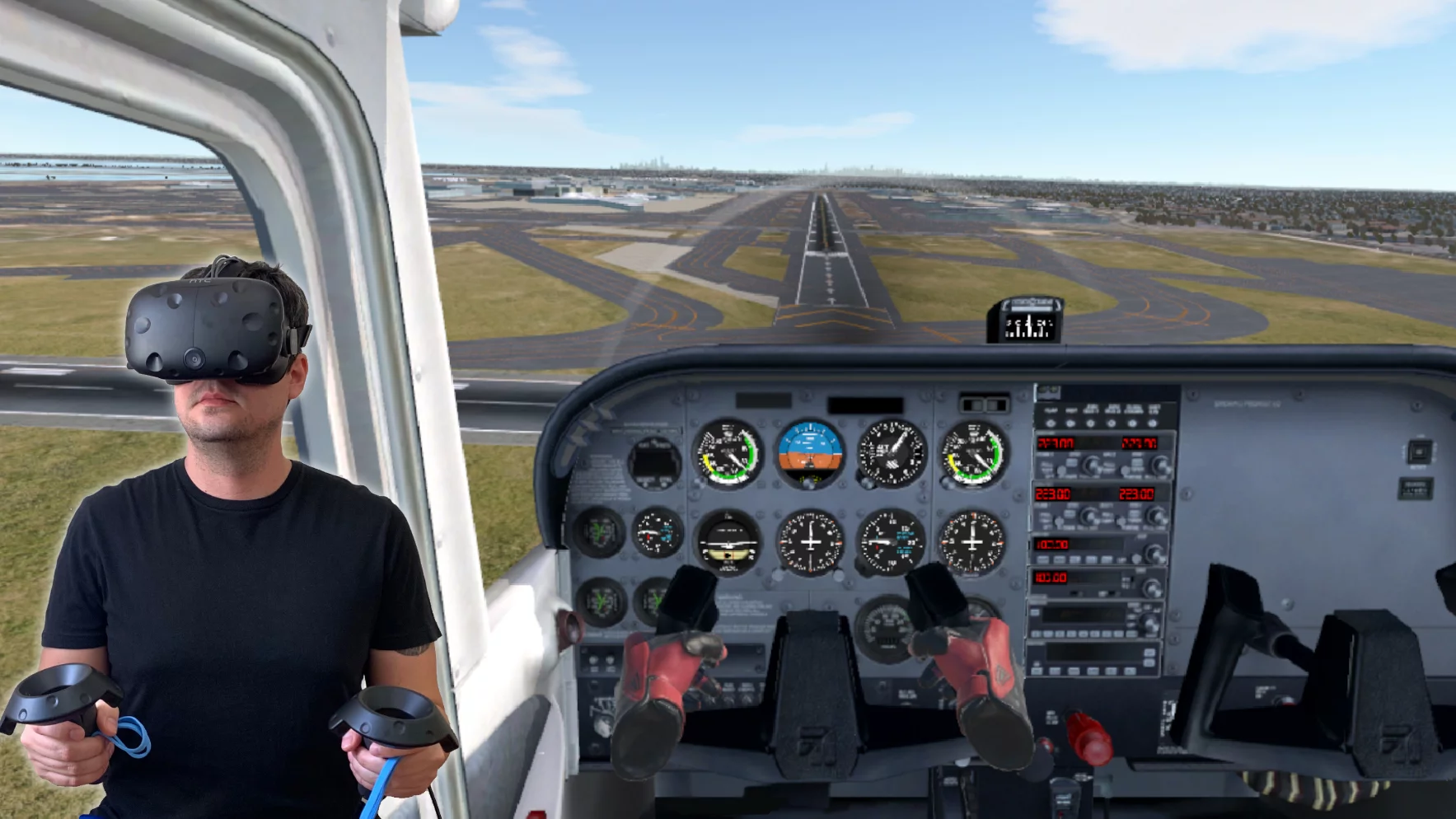 Изображение игры: VR Flight Simulator New York - Cessna