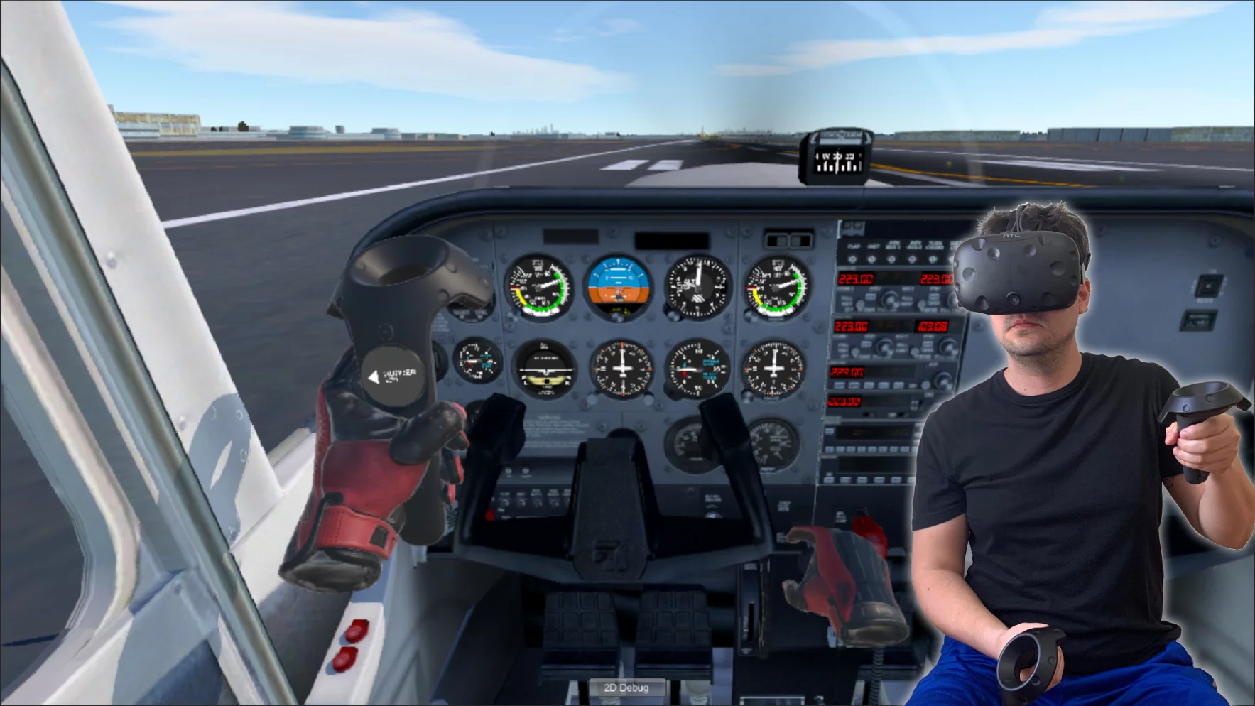 Изображение игры: VR Flight Simulator New York - Cessna