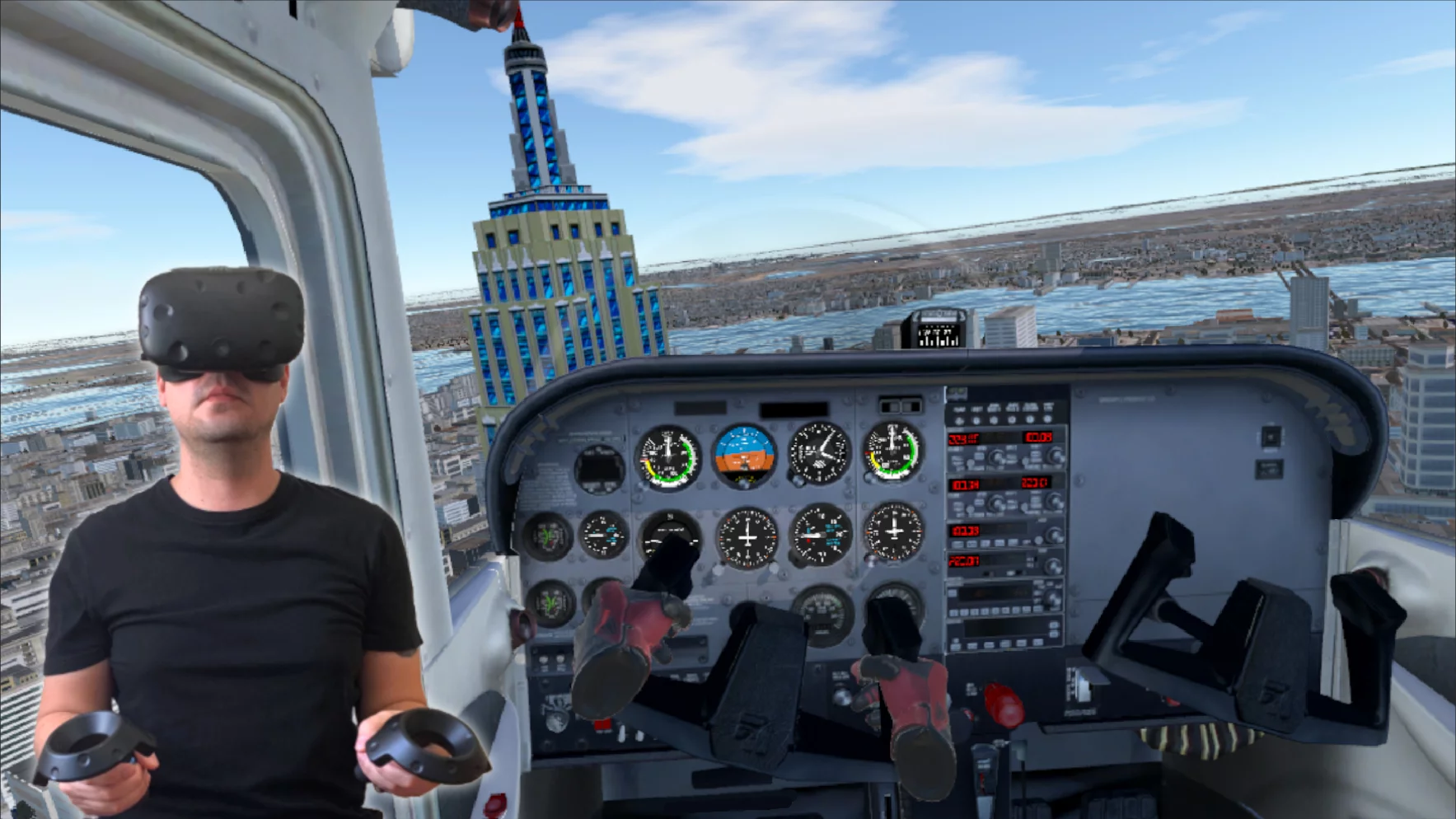 Изображение игры: VR Flight Simulator New York - Cessna